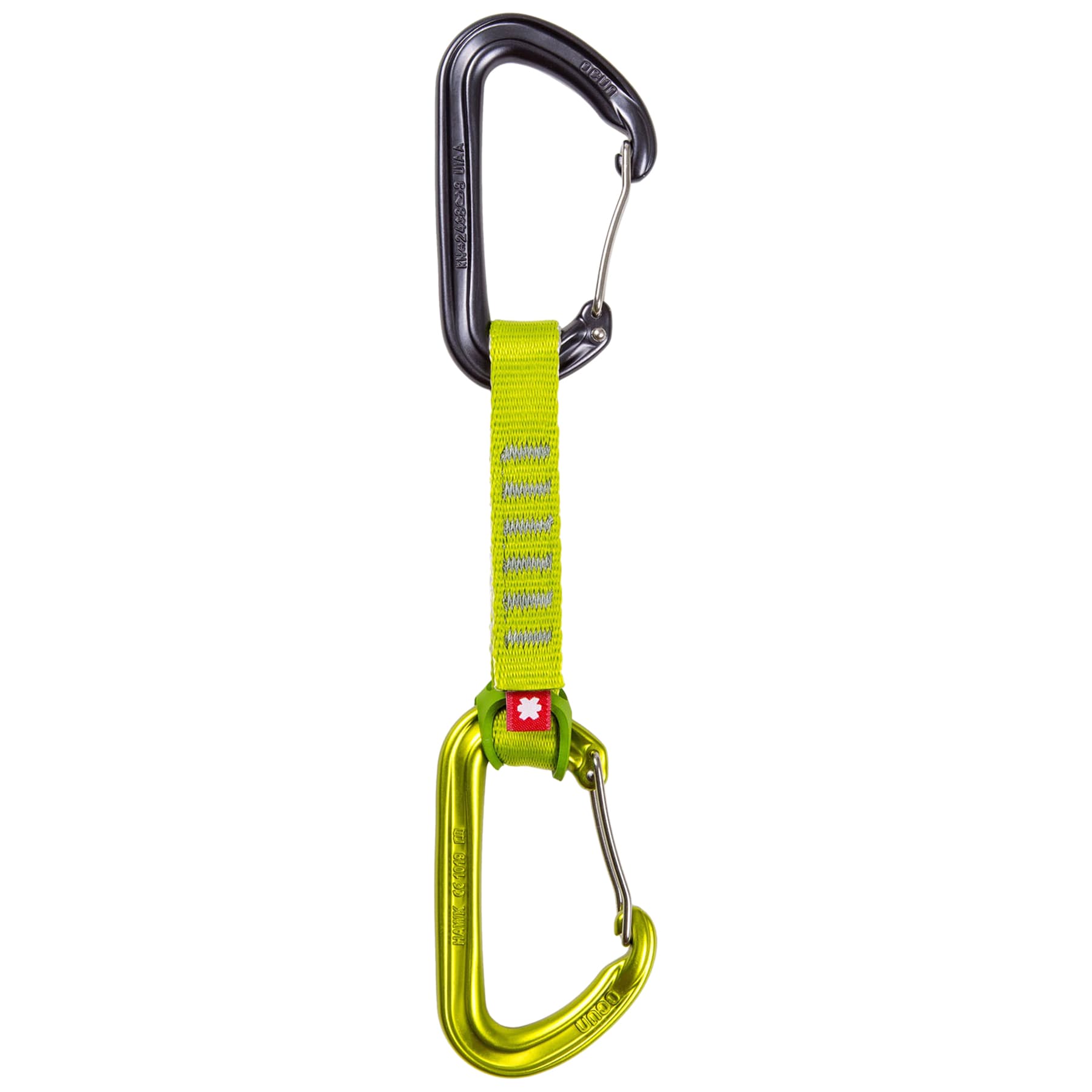 Sada 6 lezeckých expresů Ocun Hawk QD Wire Eco-Pes 10 cm – Green