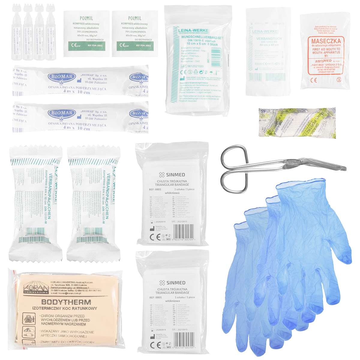 Osobní lékárnička Medaid s vybavením typu 220 Green