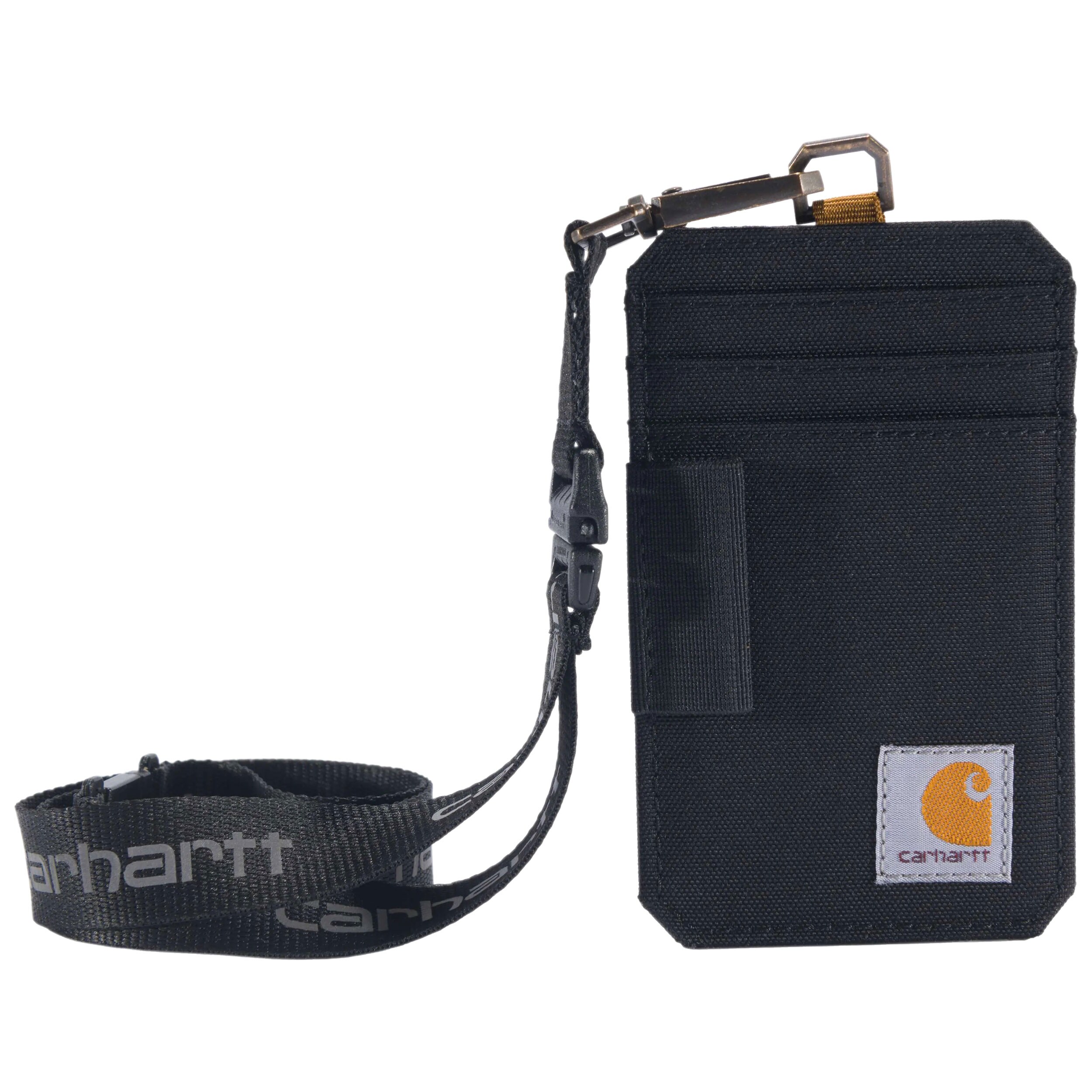 Pouzdro na dokumenty Carhartt Nylon Duck ID Holder and Landyard - Black
