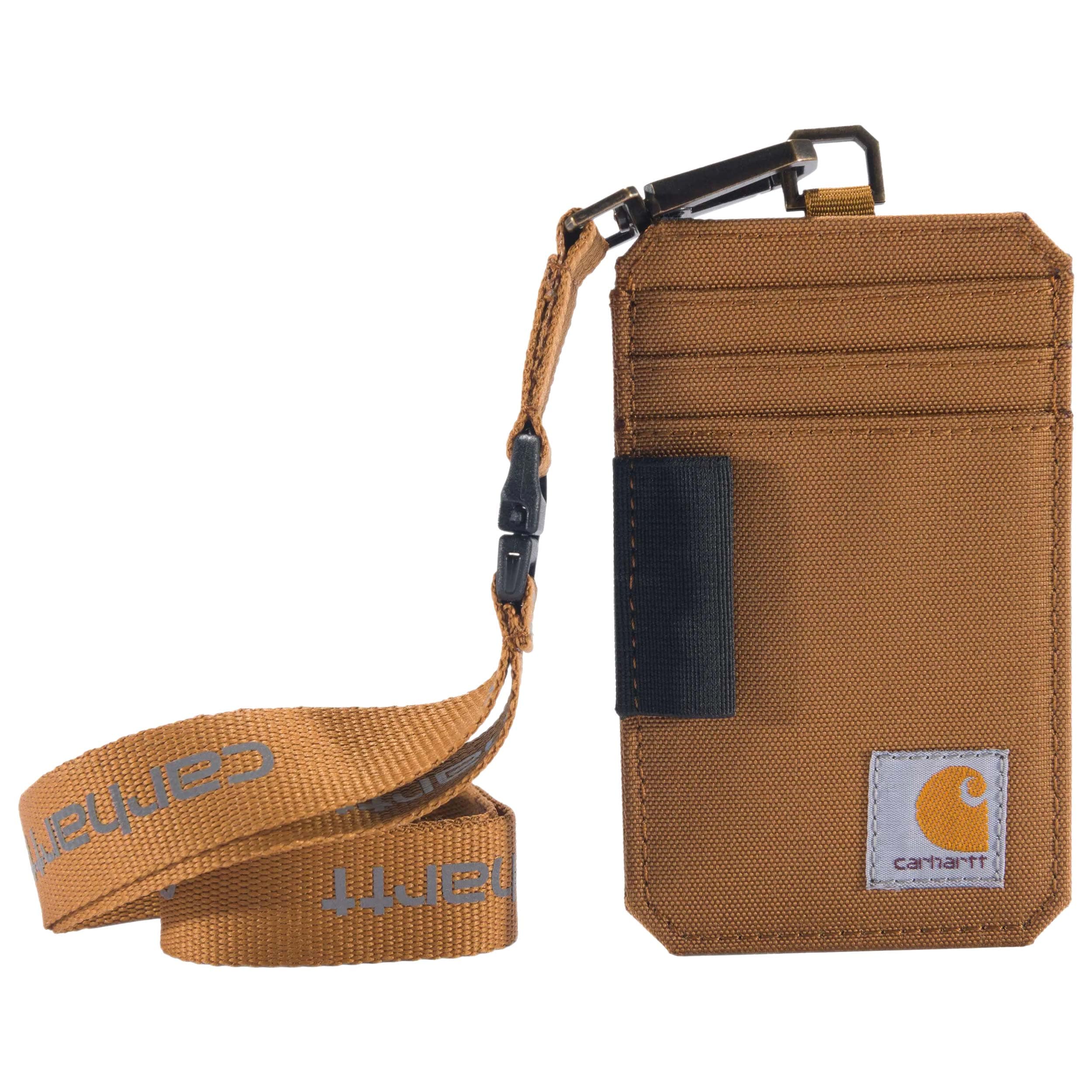 Pouzdro na dokumenty Carhartt Nylon Duck ID Holder and Landyard - Carhartt Brown
