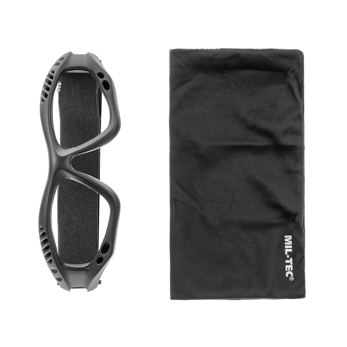 Taktické brýle Mil-Tec Commando Goggles Air Pro Clear Black