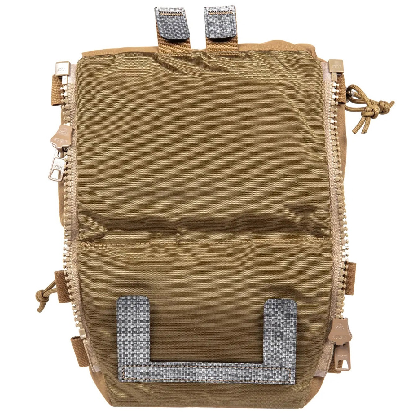 Zadní panel Wosport PC Back Panel Double Bag pro taktickou vestu V5 – Coyote Brown