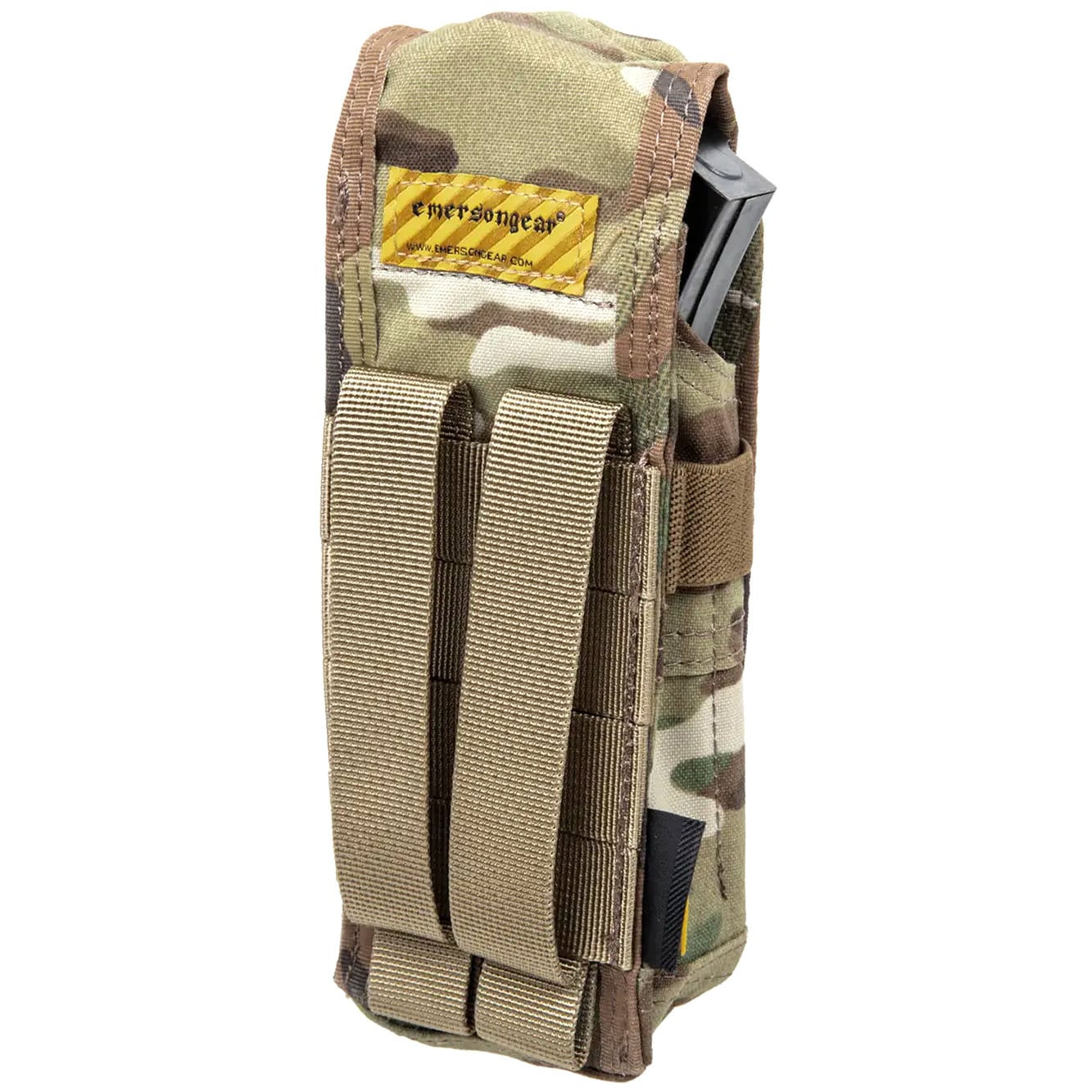 Jednoduchá uzavřená sumka Emerson na zásobníky 7,62 mm – MultiCam