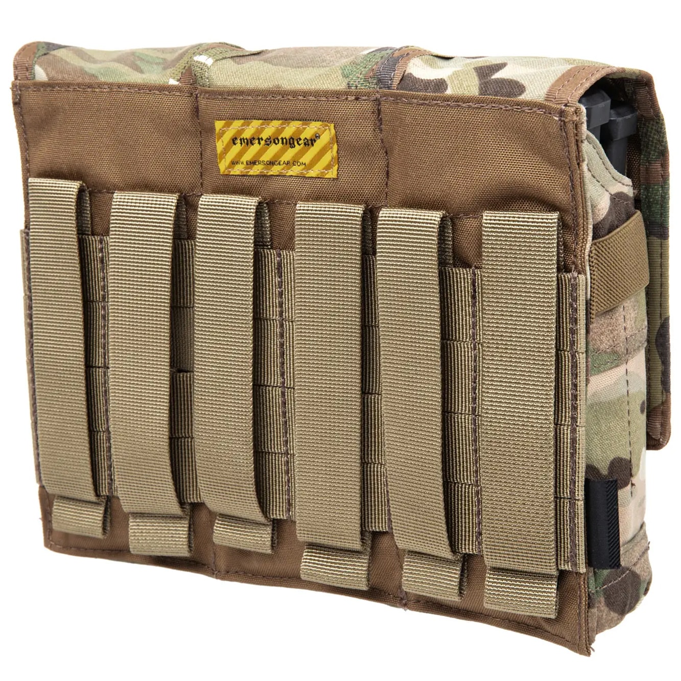Trojitá uzavřená sumka Emerson na zásobníky 7,62 mm – MultiCam