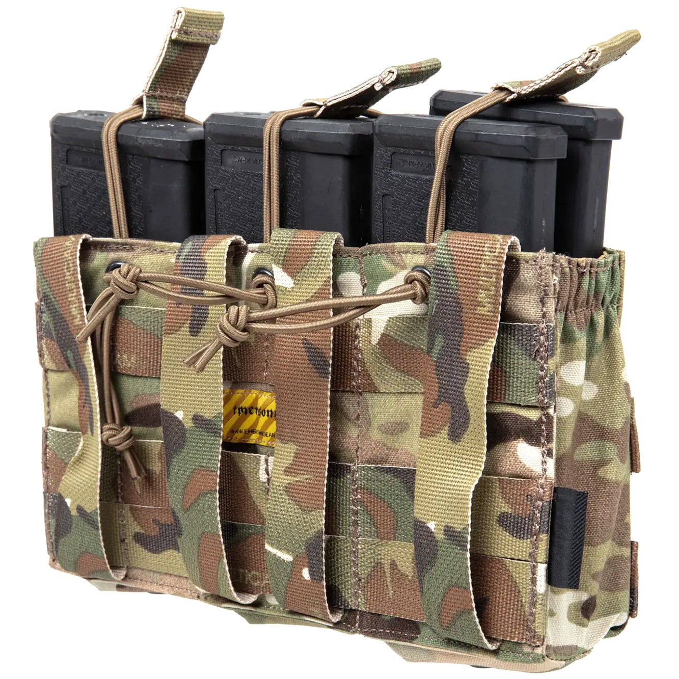 Trojitá sumka Emerson Open Top na zásobníky 7,62 mm – MultiCam
