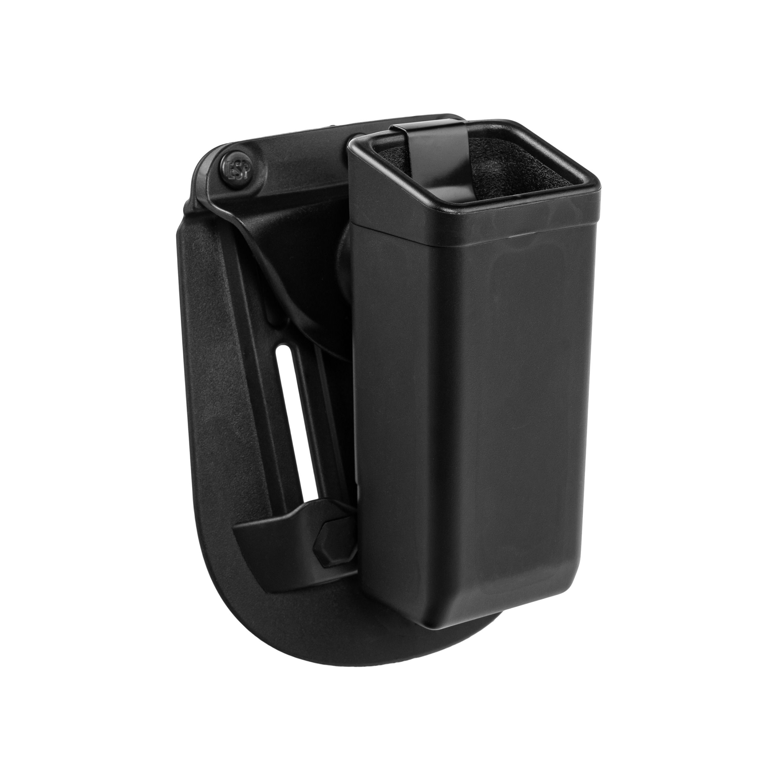 Otočný zásobníkový sumek ESP s pádlovým uchycením na zásobník 9 mm - Black