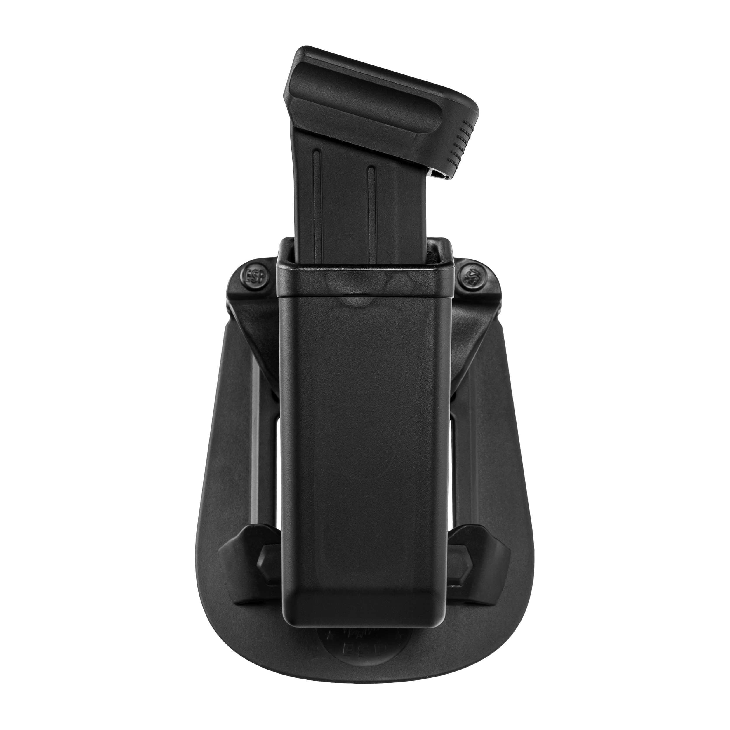 Otočný zásobníkový sumek ESP s pádlovým uchycením na zásobník 9 mm - Black