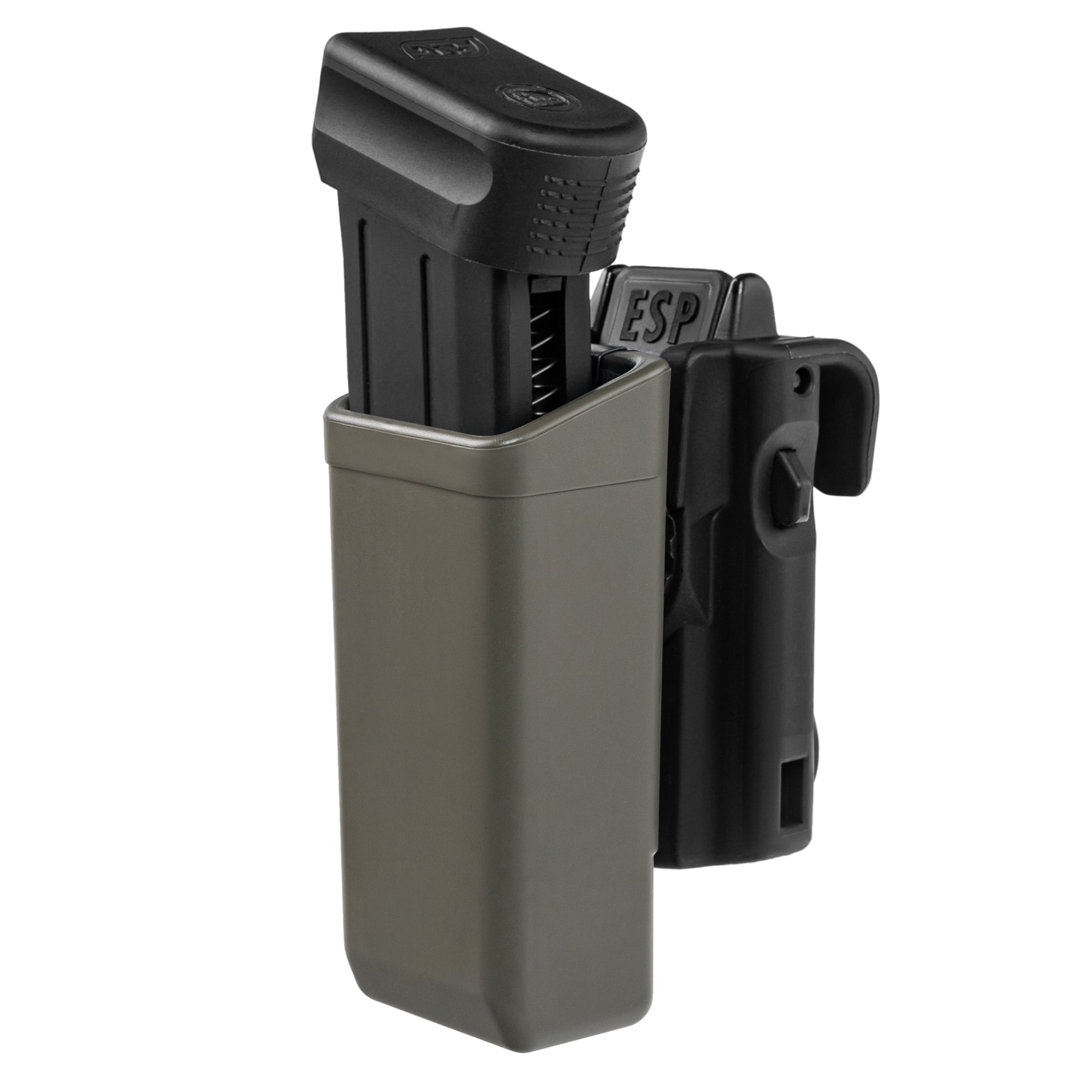 Otočná smuke ESP s montáží UBC-08 Clip na zásobník 9 mm - Olive Drab