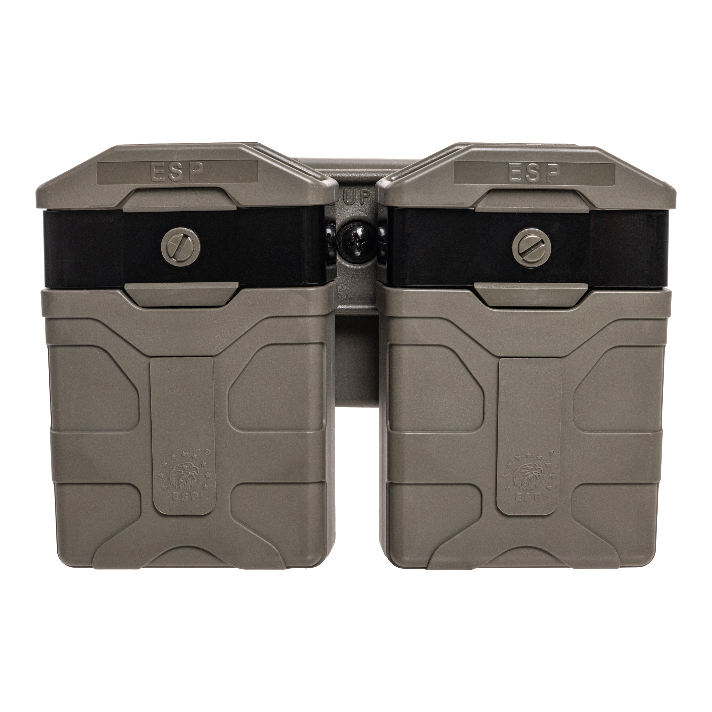 Dvojitá sumka ESP s montáží UBC-03 Clip na zásobníky 5,56 × 45 mm – Olive Drab
