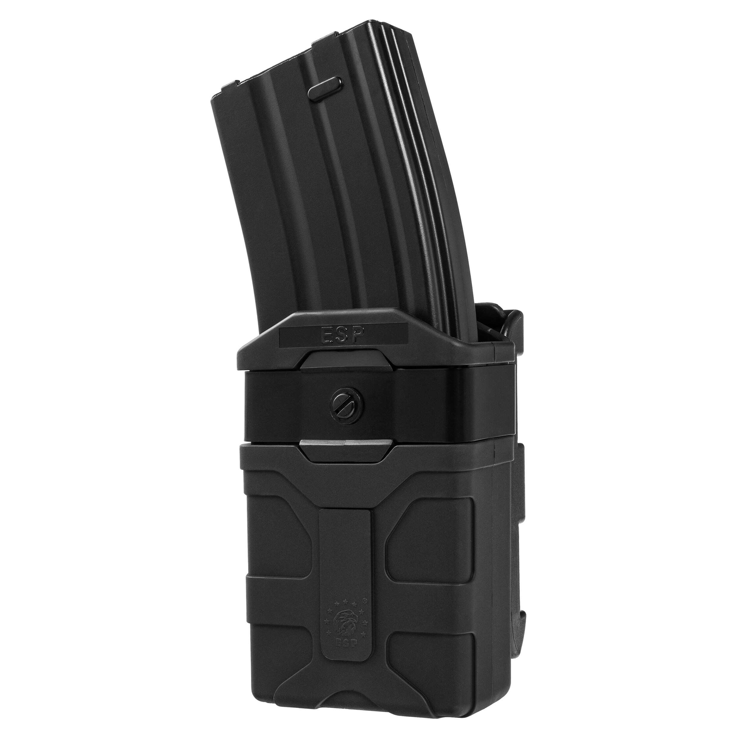 Otočná smuke ESP s montáží UBC-07 na zásobník kal. 5,56 mm MOLLE - Black