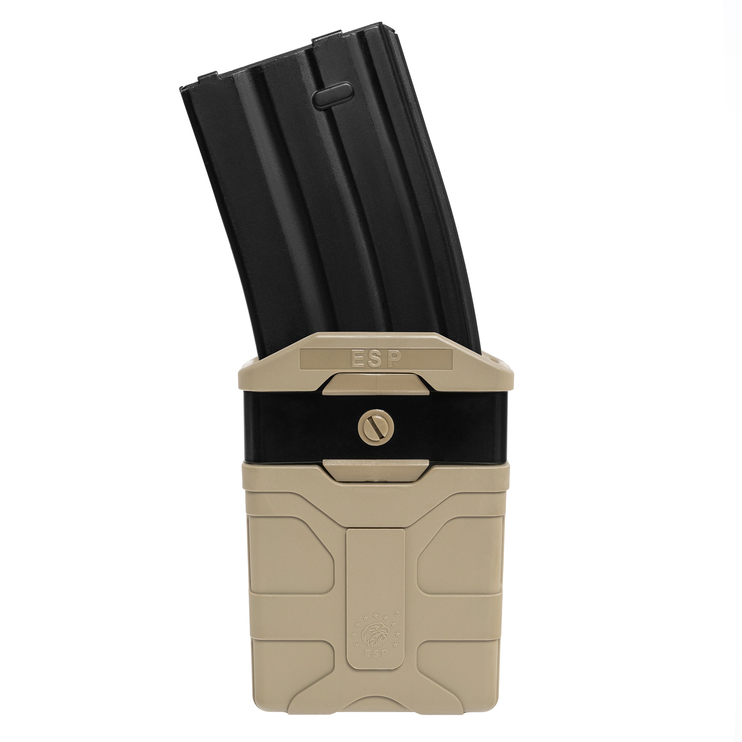 Otočná smuke ESP s montáží UBC-07 na zásobník kal. 5,56 mm MOLLE - Khaki