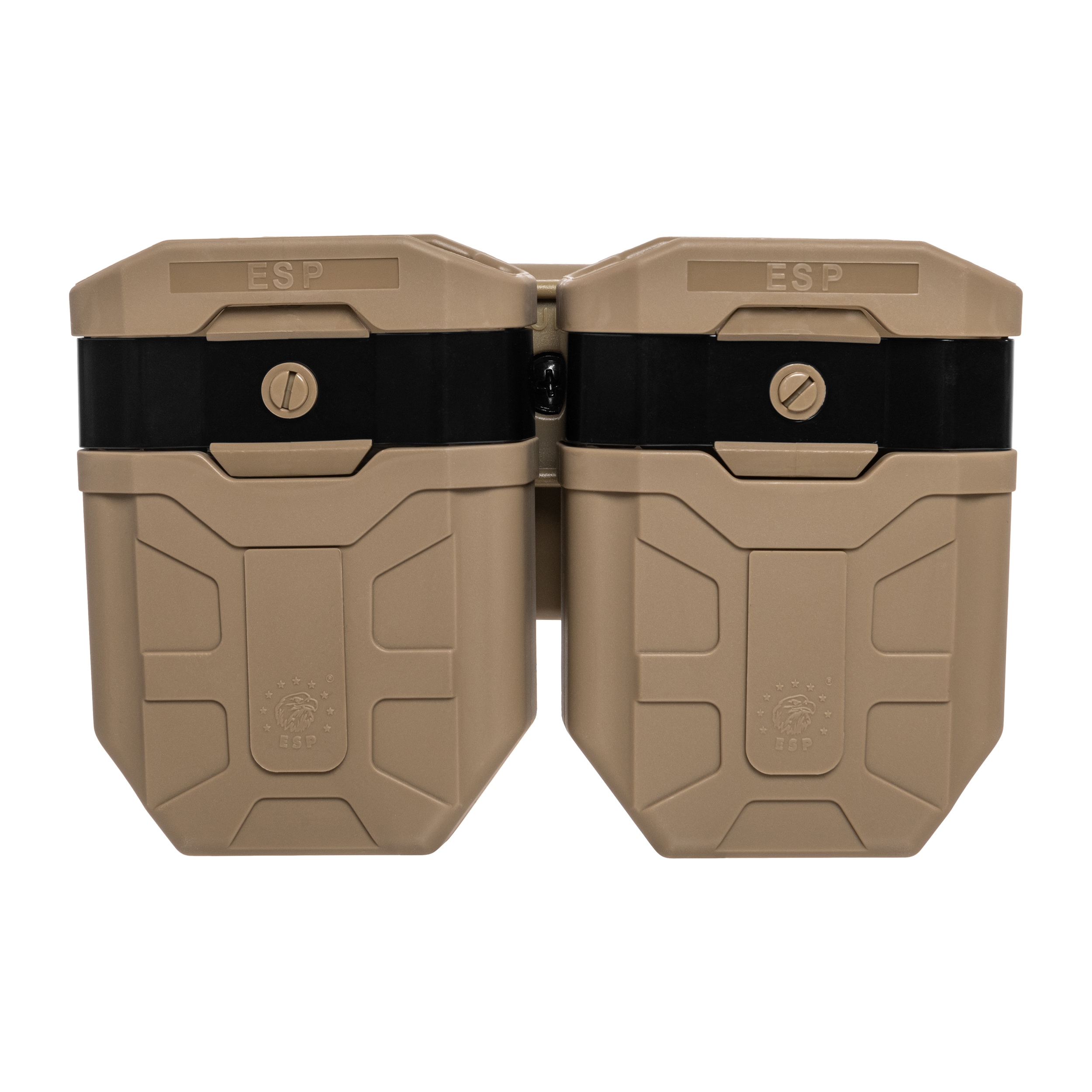 Dvojitá sumka ESP s montáží UBC-03 Clip na zásobníky 7,62 × 39 mm – Khaki