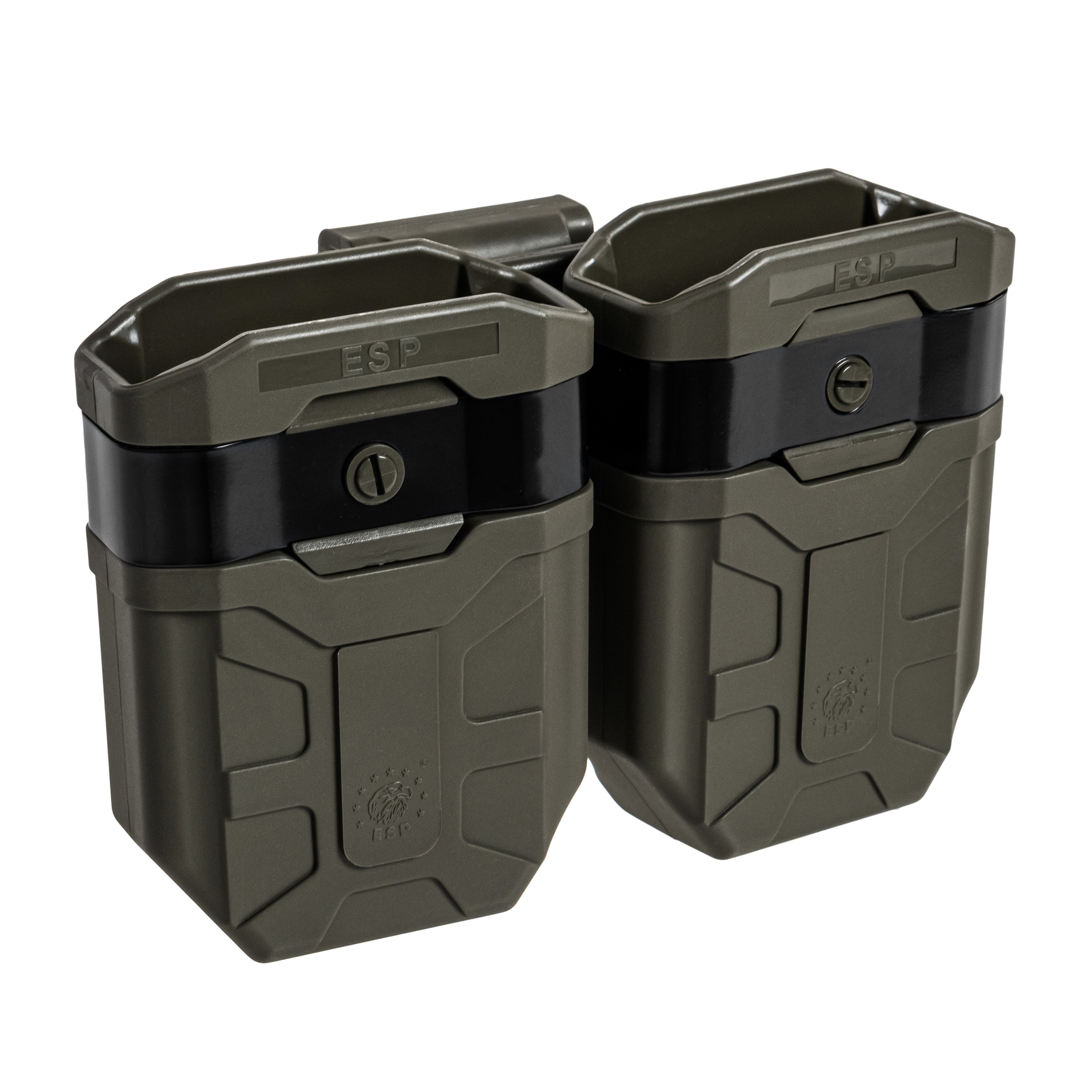 Dvojitá sumka ESP s montáží UBC-03 Clip na zásobníky 7,62 × 39 mm – Olive Drab