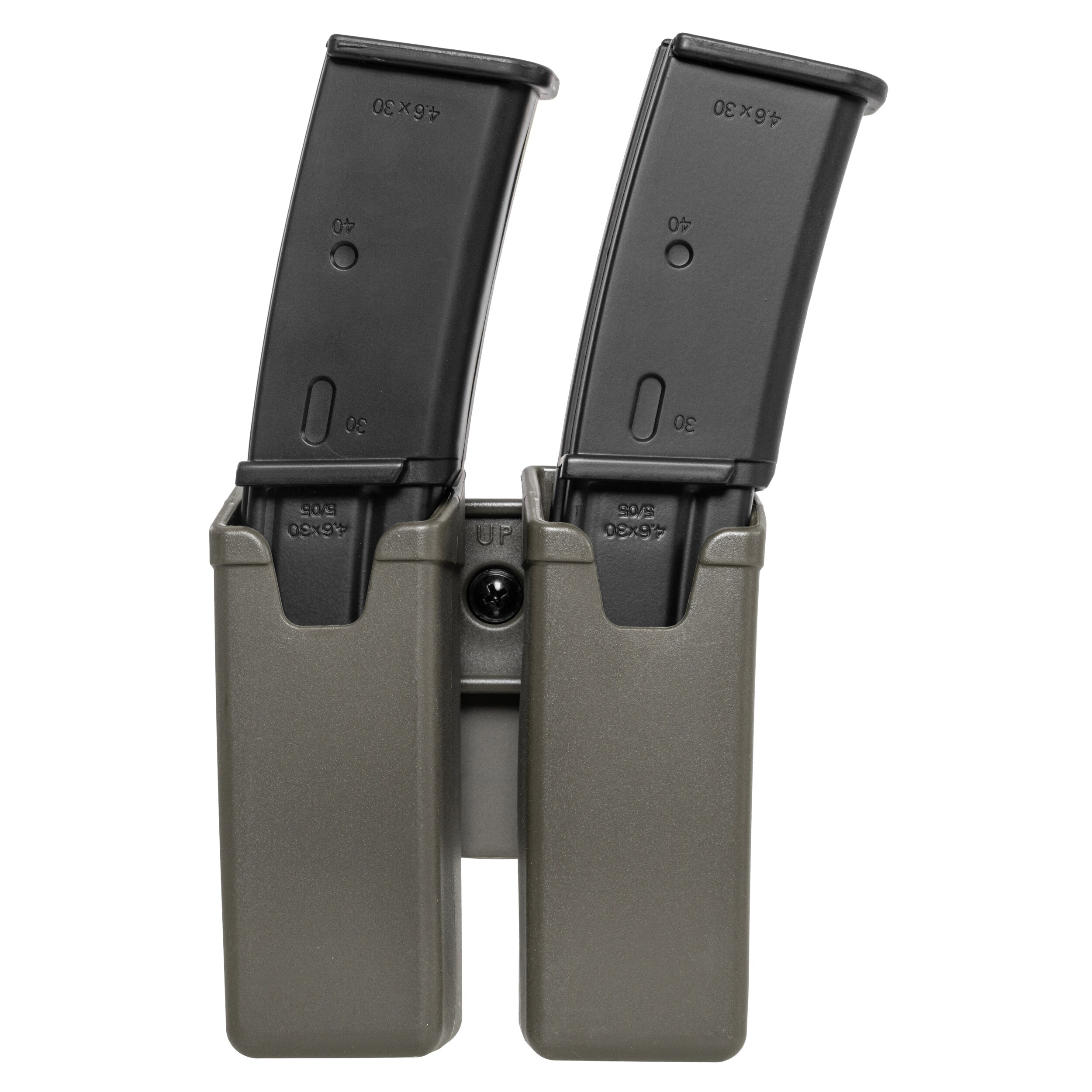 Dvojitá sumka ESP s montáží UBC-01 Clip na zásobníky MP5/UZI/SA VZ.61 – Olive Drab