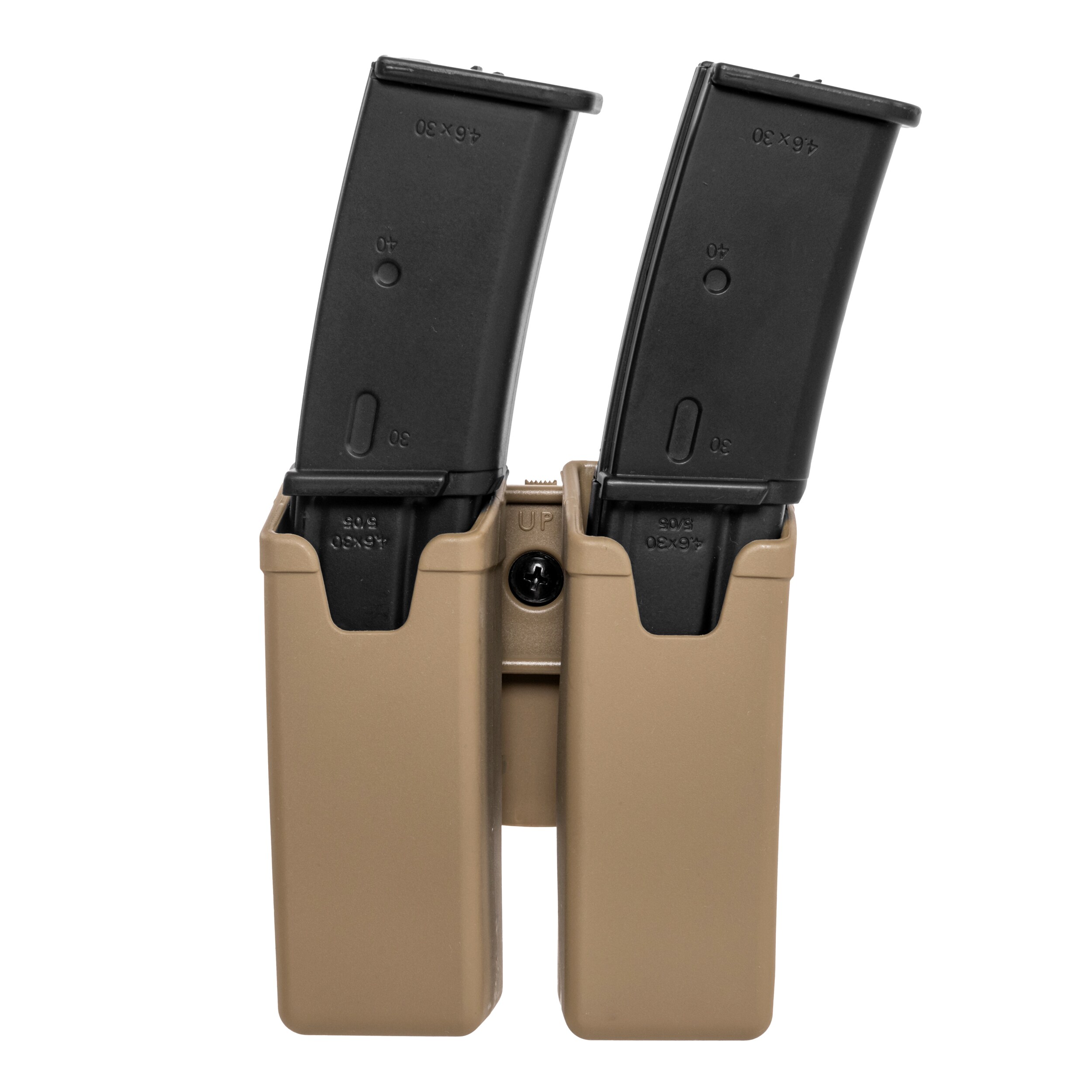 Dvojitá sumka ESP s montáží UBC-01 Clip na zásobníky MP5/UZI/SA VZ.61 – Khaki