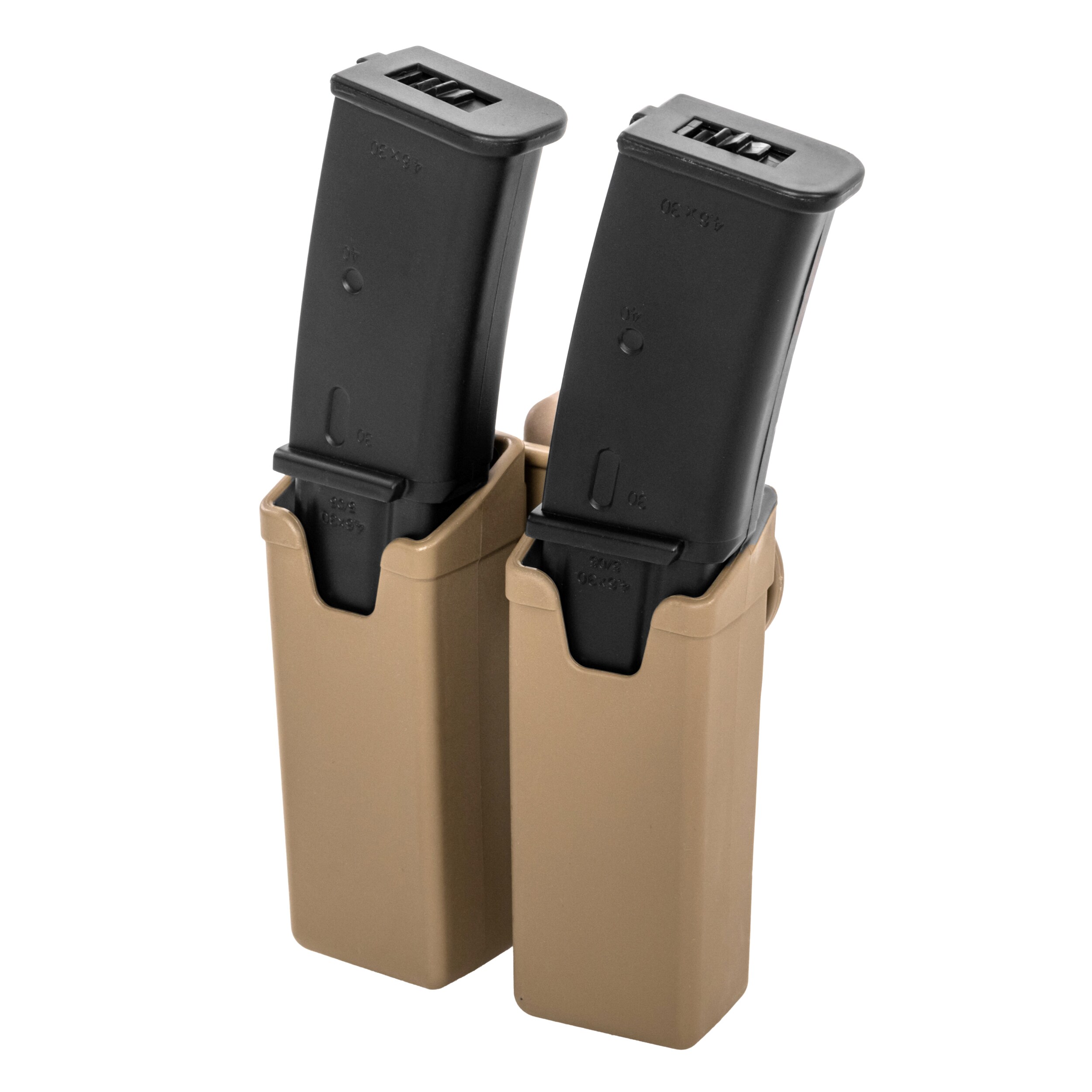 Dvojitá sumka ESP s montáží UBC-02 Clip na zásobníky MP5/UZI/SA VZ.61 – Khaki