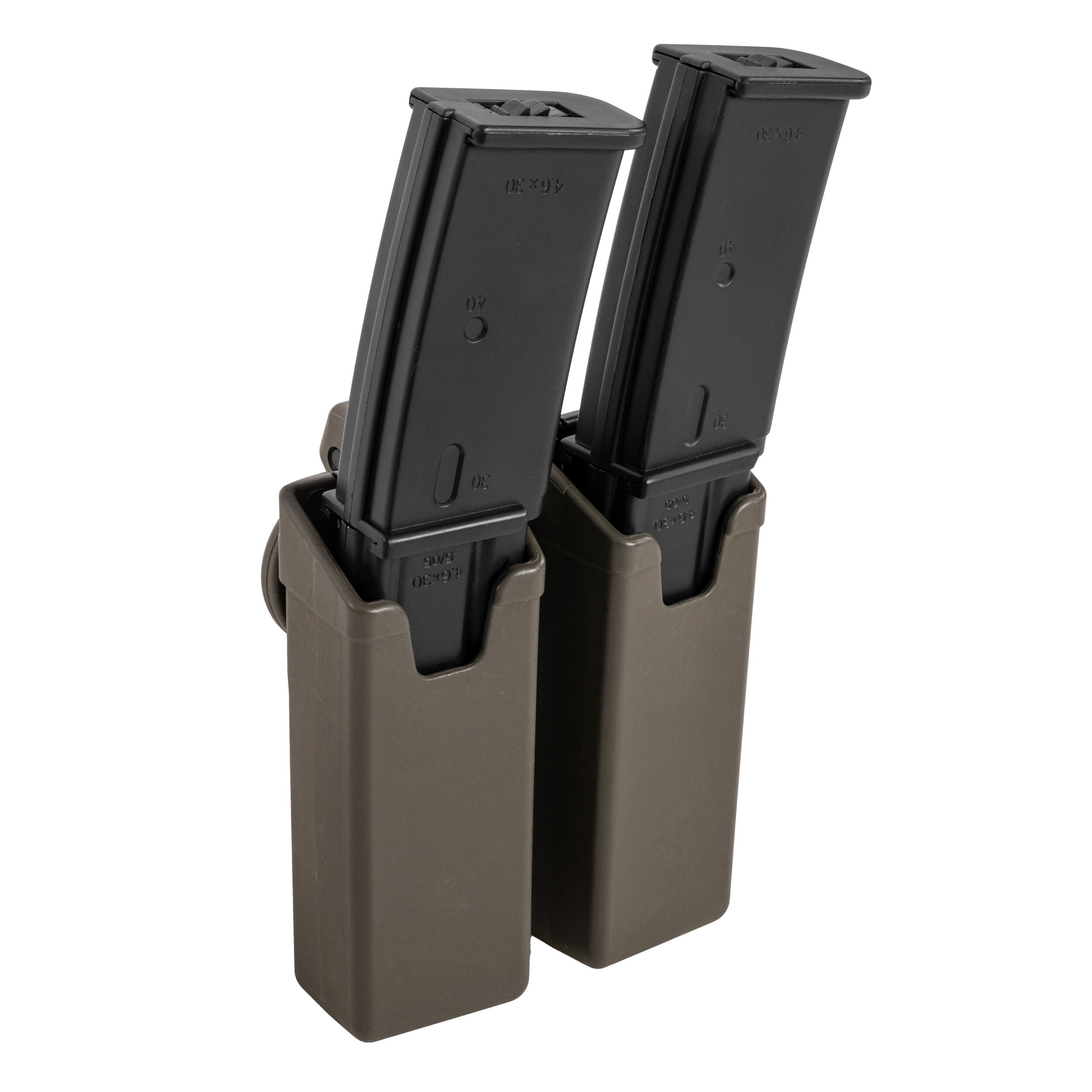 Dvojitá sumka ESP s montáží UBC-02 Clip na zásobníky MP5/UZI/SA VZ.61 – Olive Drab