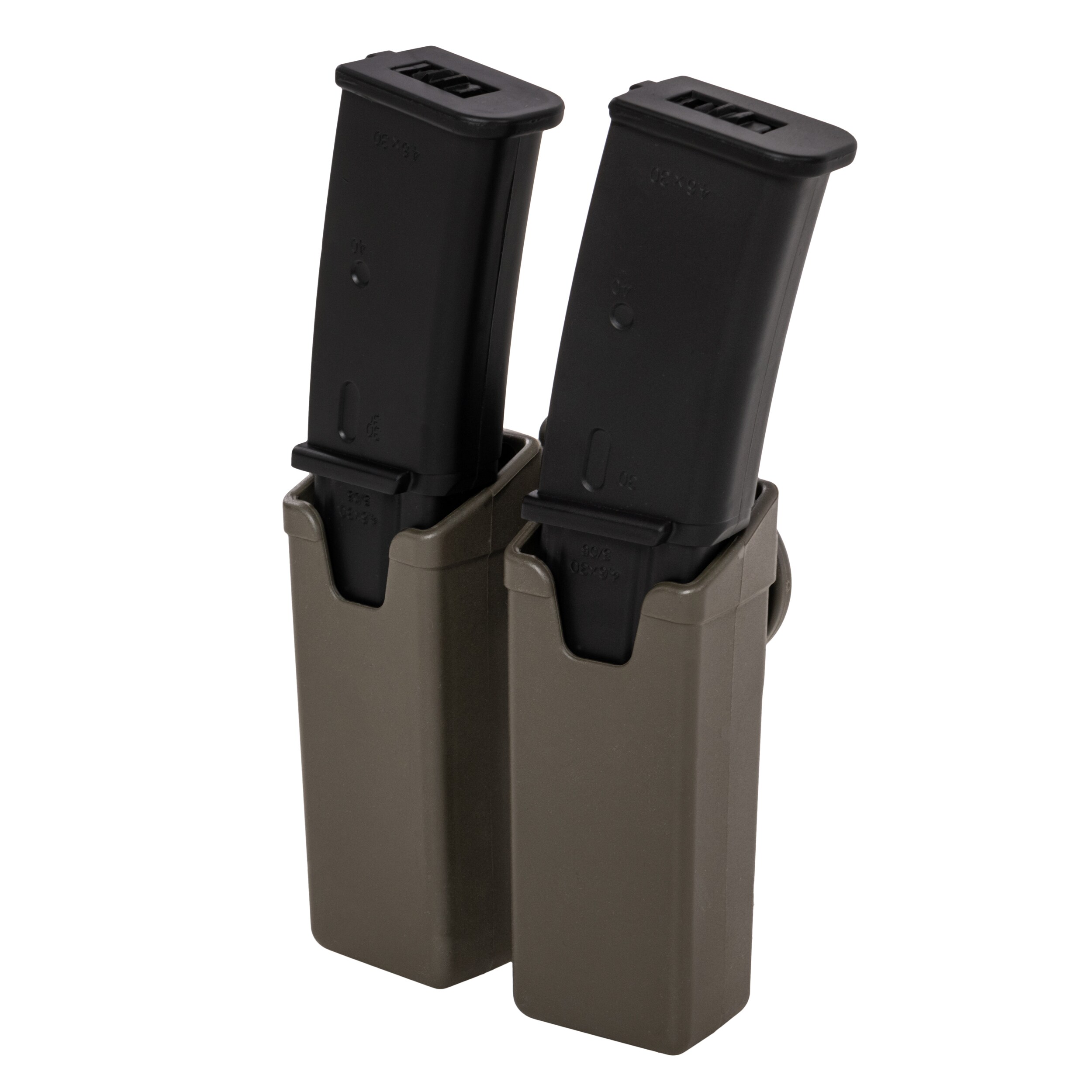 Dvojitá sumka ESP s montáží UBC-03 Clip na zásobníky MP5/UZI/SA VZ.61 – Olive Drab