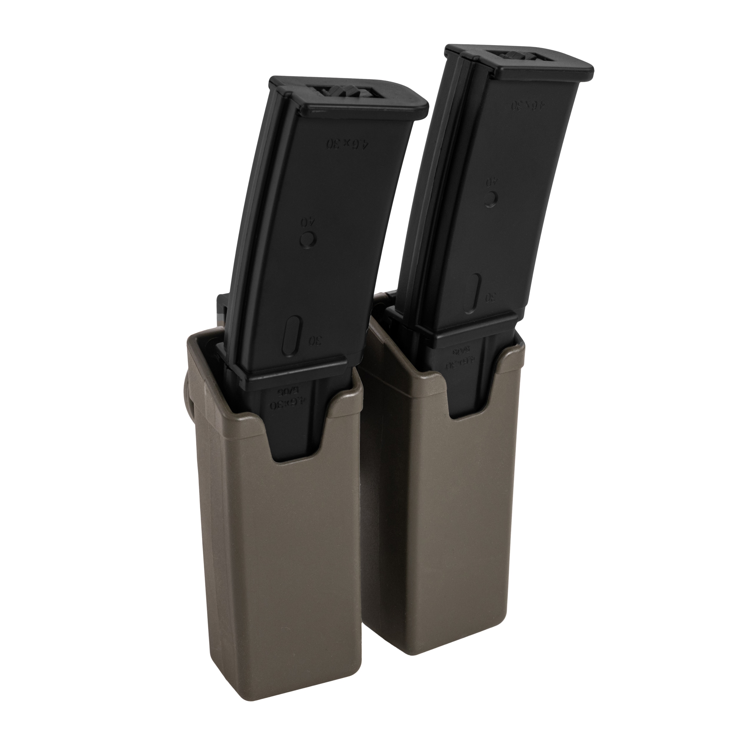 Dvojitá sumka ESP s montáží UBC-03 Clip na zásobníky MP5/UZI/SA VZ.61 – Olive Drab