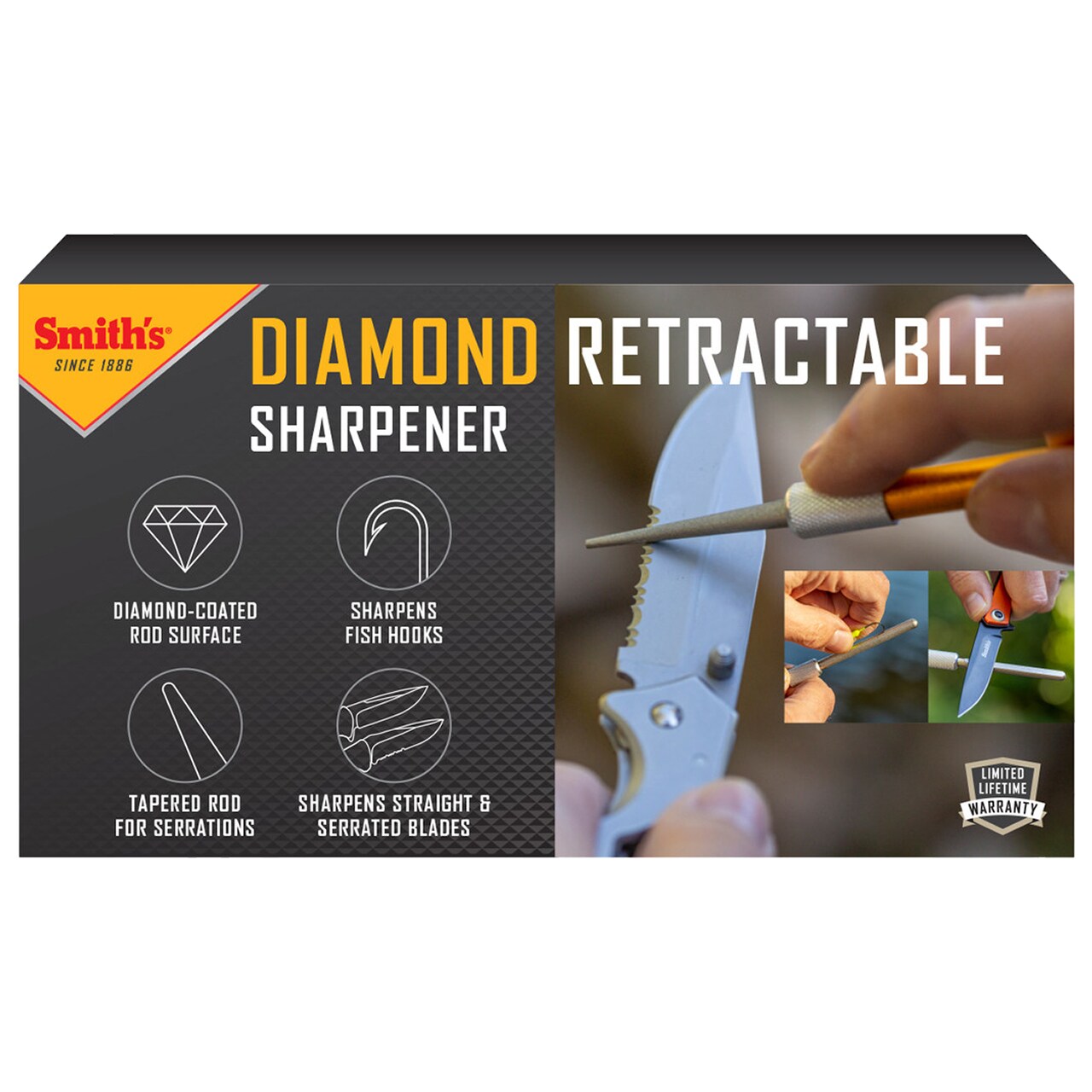 Diamantový brousek Smith's Retractable Sharpener