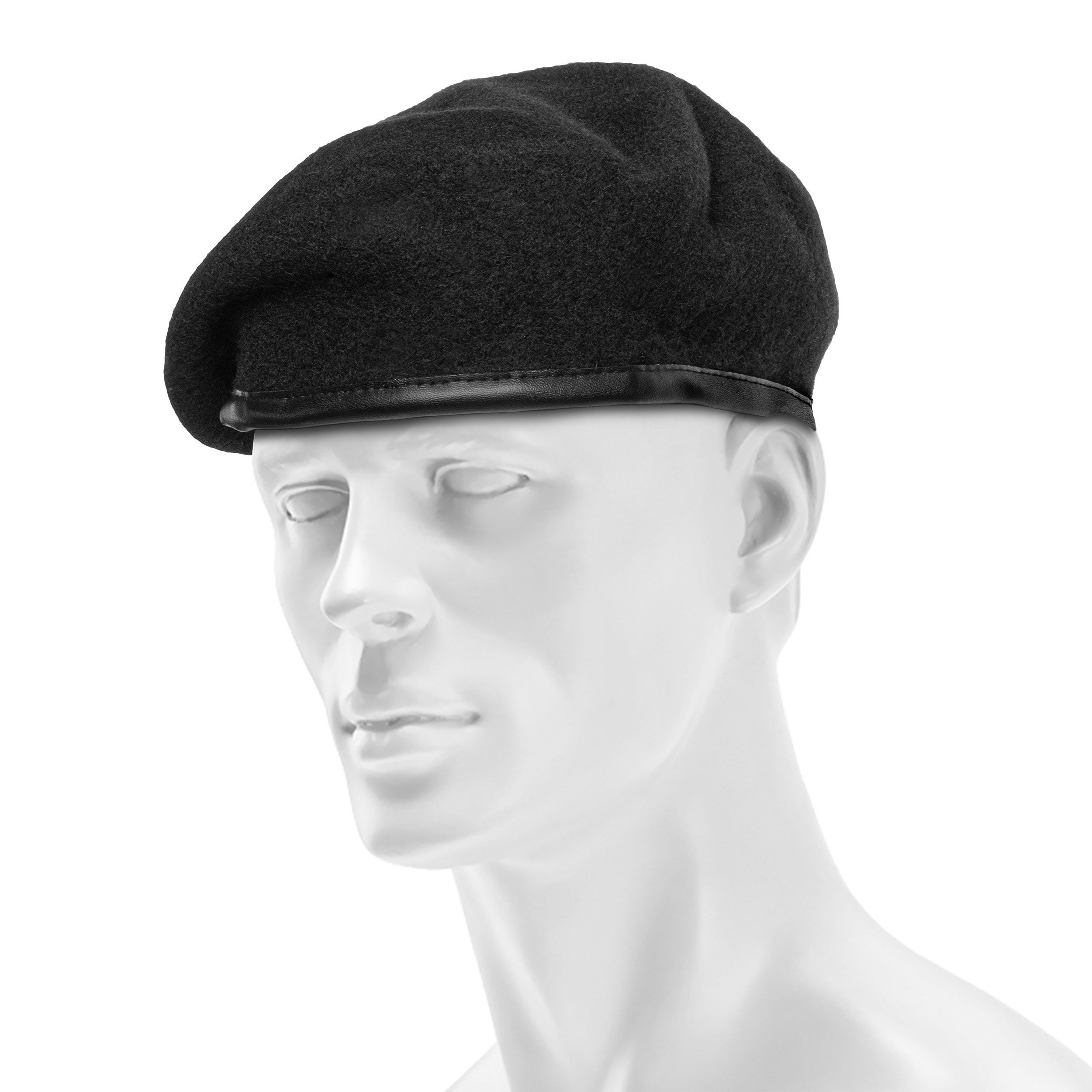 Vlněný baret Mil-Tec - Black