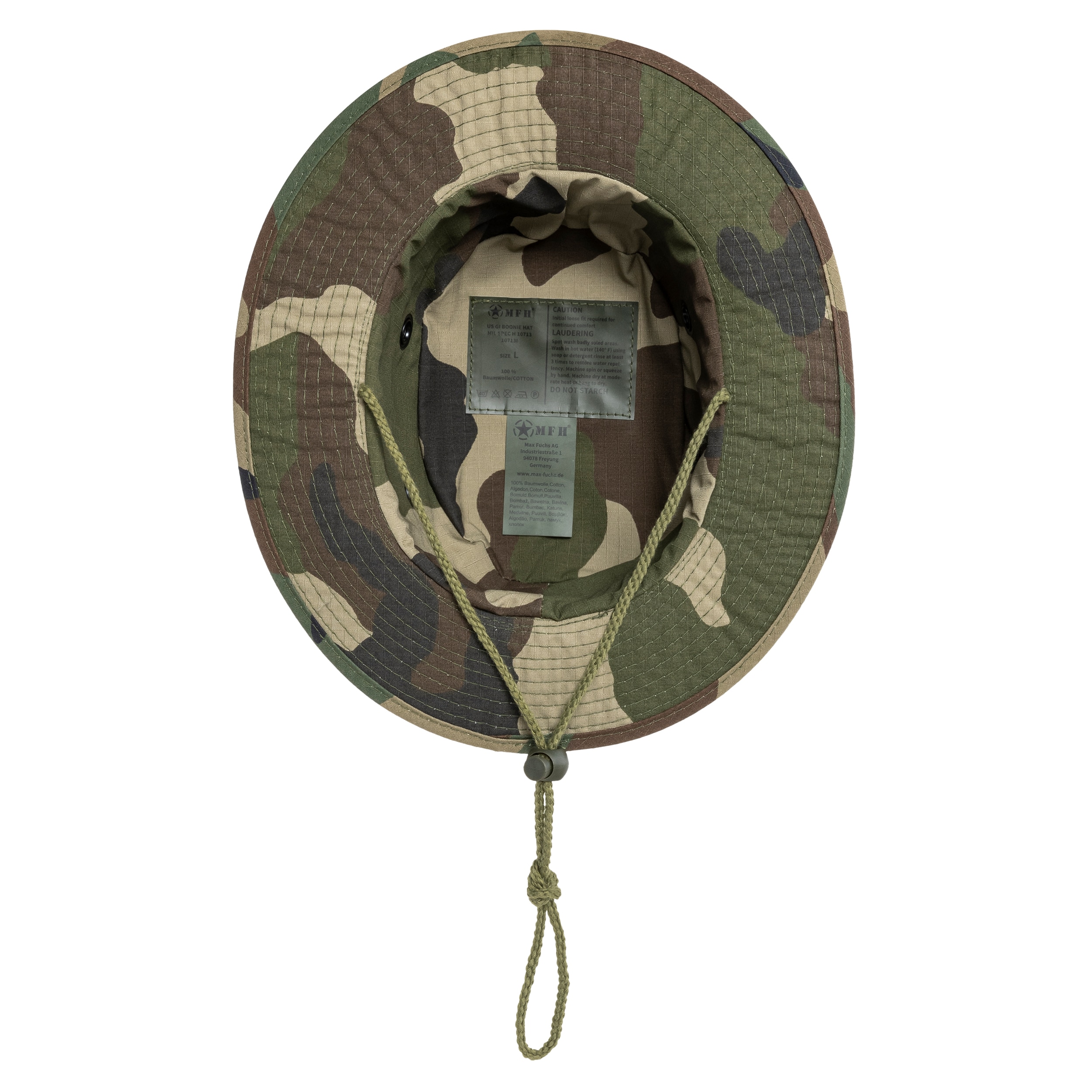 Klobouk MFH US GI Bush Hat Boonie Rip-Stop - CCE Camo
