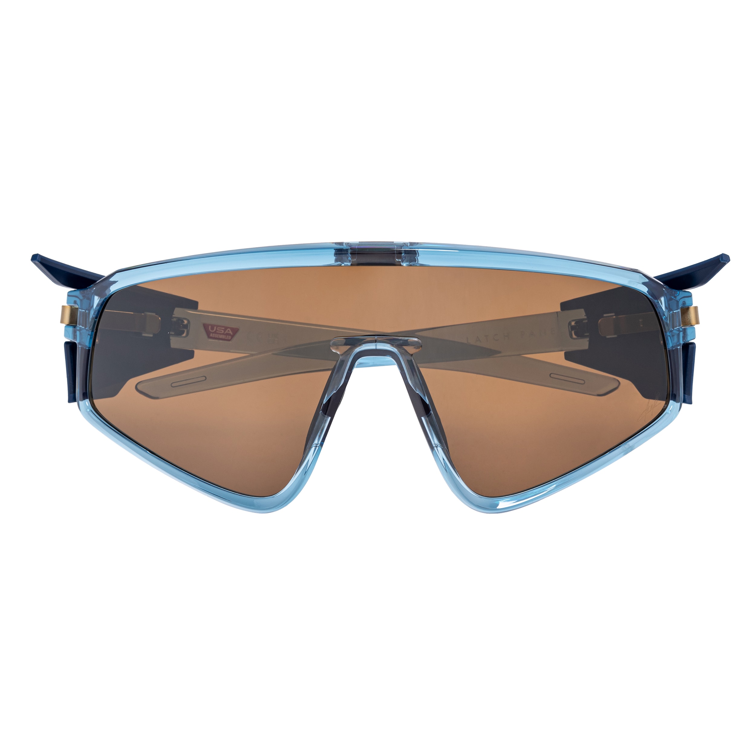Sluneční brýle Oakley Latch Panel – Transparent Stonewash/Prizm Tungsten