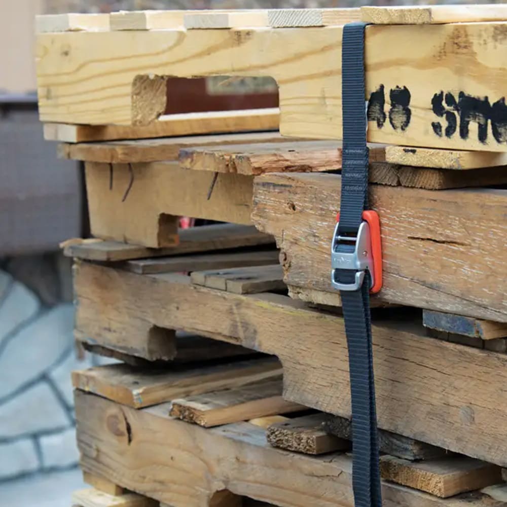 Pásy upevňující Nite Ize CamJam Tie Down Strap Black/Orange - 2 ks