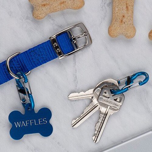 Karabina Nite Ize S-Biner MicroLock Aluminium Blue - 2 ks