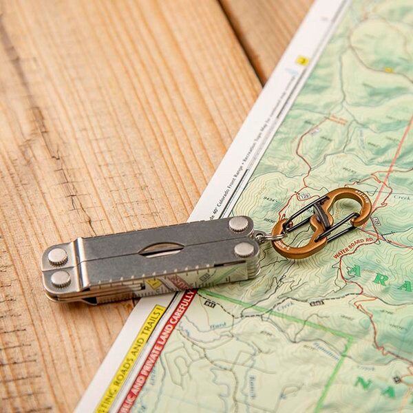 Karabina Nite Ize S-Biner MicroLock Aluminium Orange - 2 ks