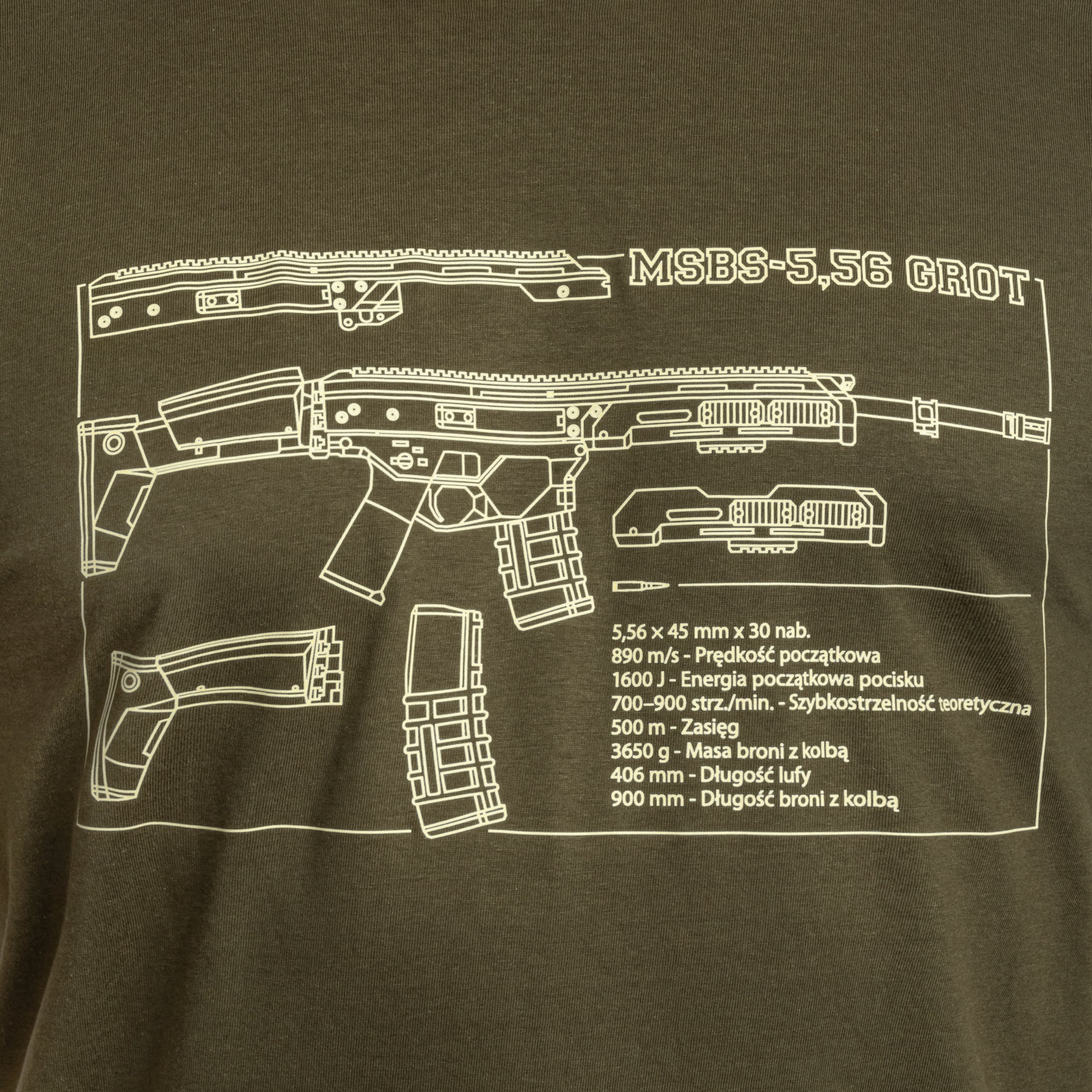 Tričko Grot - Olive