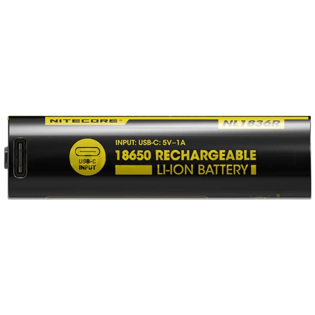 Akumulátor Nitecore NL1836R 18650 3,6 V Rechargeable - 3600 mAh