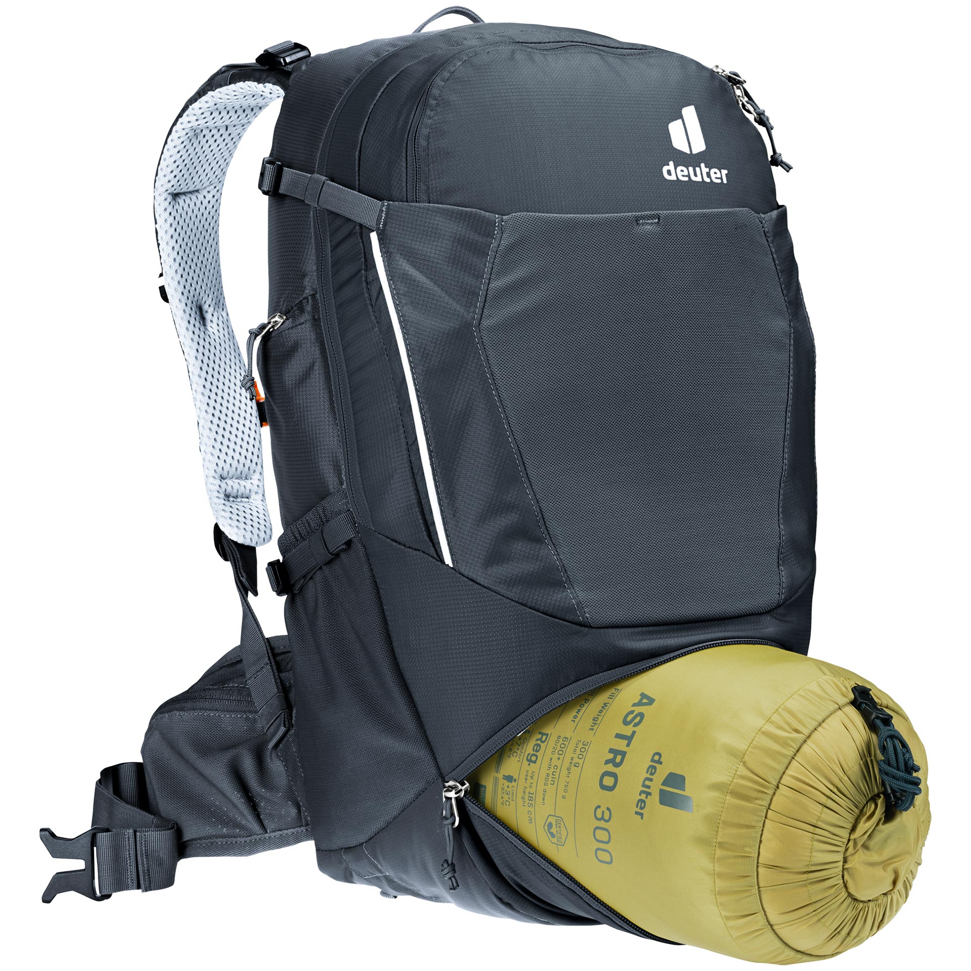 Cyklistický batoh Deuter Trans Alpine 24 l – Black