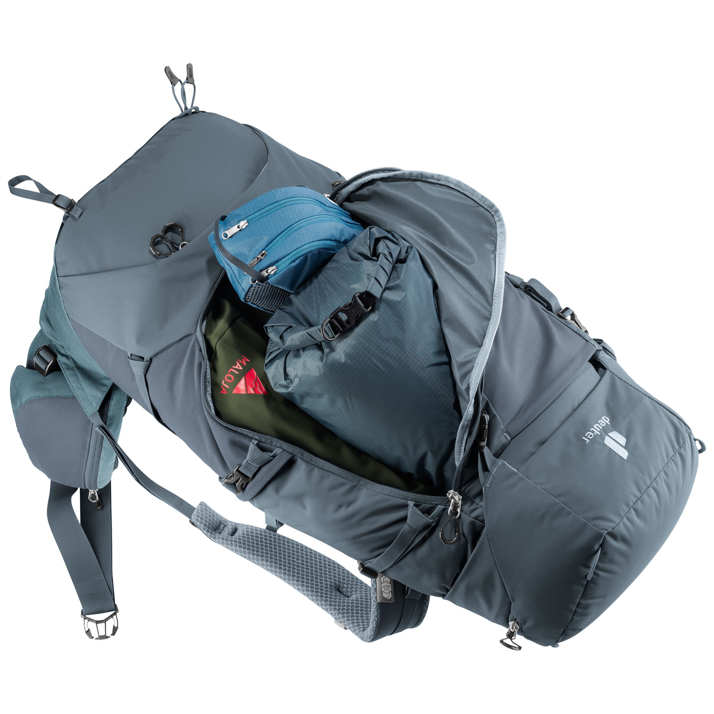 Turistický batoh Deuter Aircontact Core 40+10 l - Graphite-shale