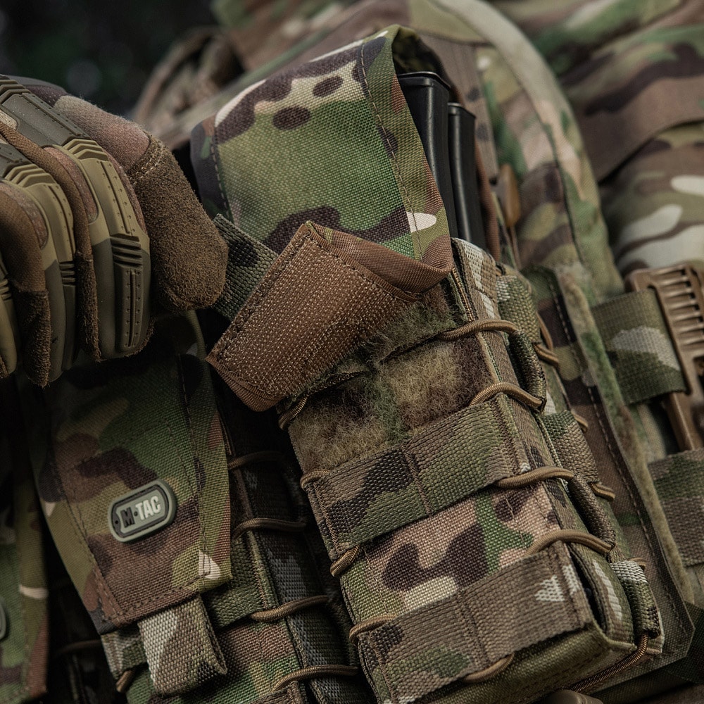 Dvojitá sumka M-Tac s klopou na velké zásobníky – MultiCam