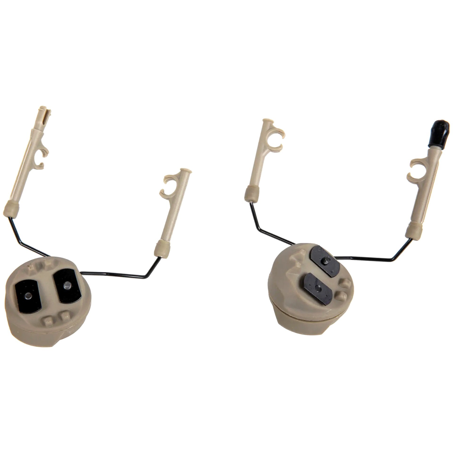 Adaptér sluchátek TacSky typu ComTac na lišty MTEK - Flat Dark Earth