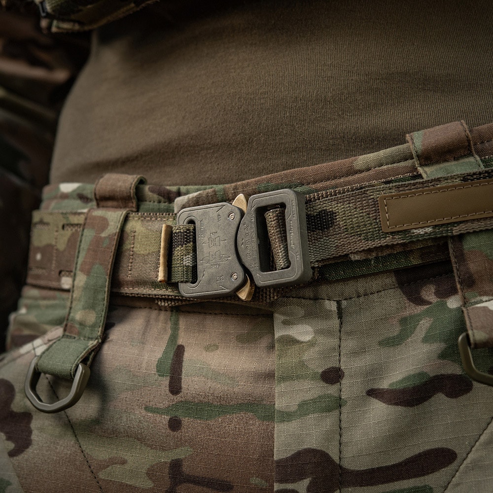 Opasek takticky M-Tac Cobra Buckle Belt Laser Cut - MultiCam