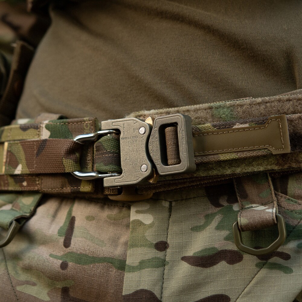 Opasek takticky M-Tac Ranger Cobra Buckle D-Ring Belt Gen. IV - MultiCam