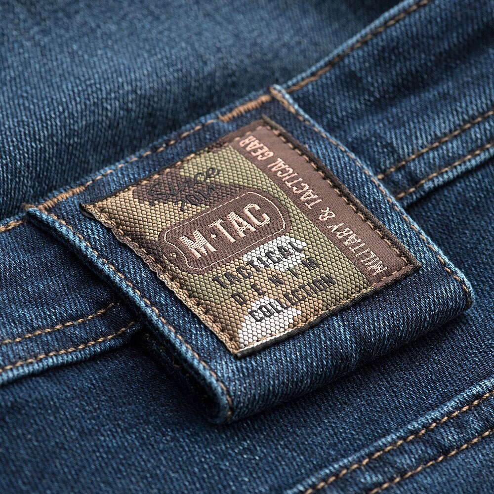 Kalhoty M-Tac Jeans Tactical Gen. I Cordura – Dark Denim