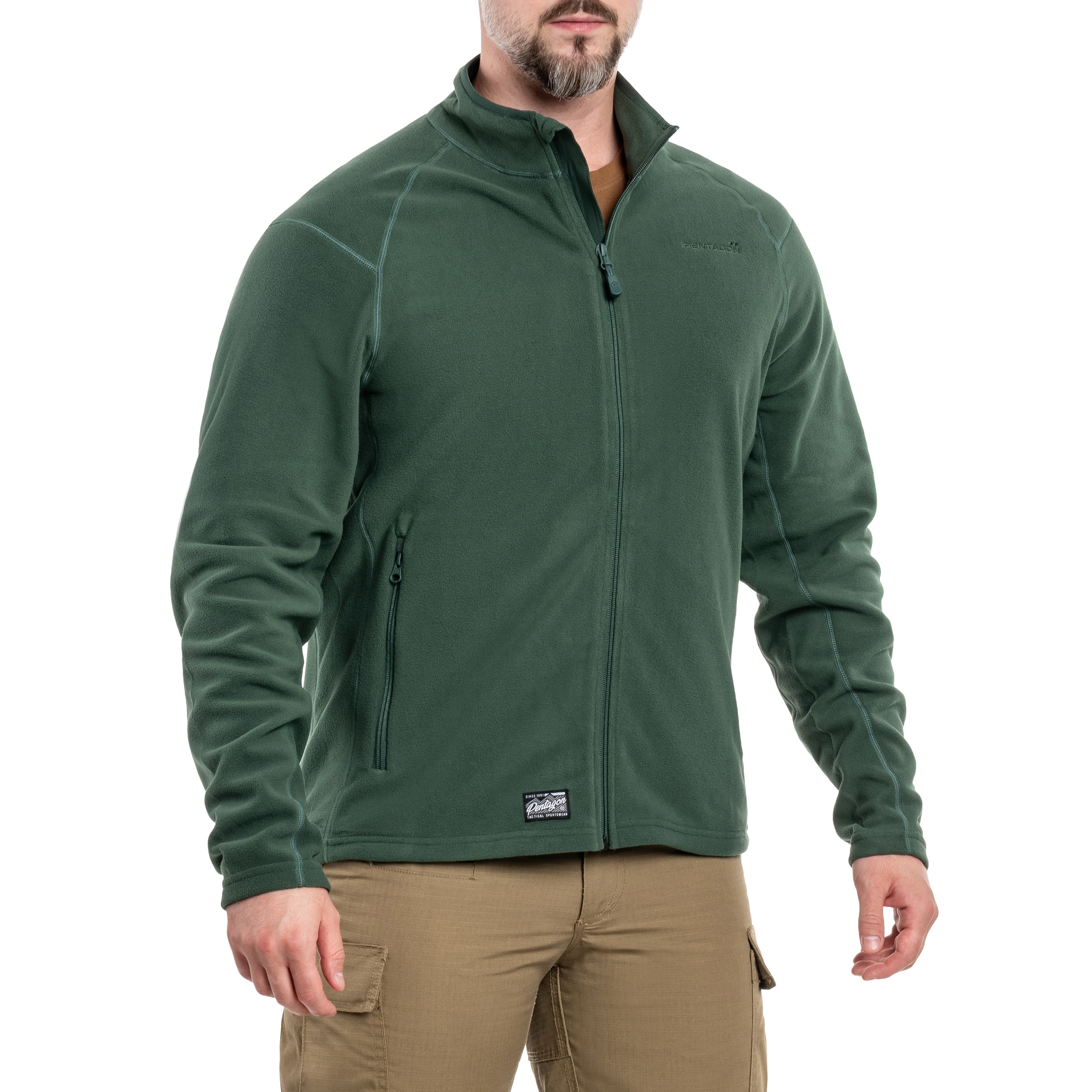 Fleesová mikina Pentagon Arkos – Forest Night Green