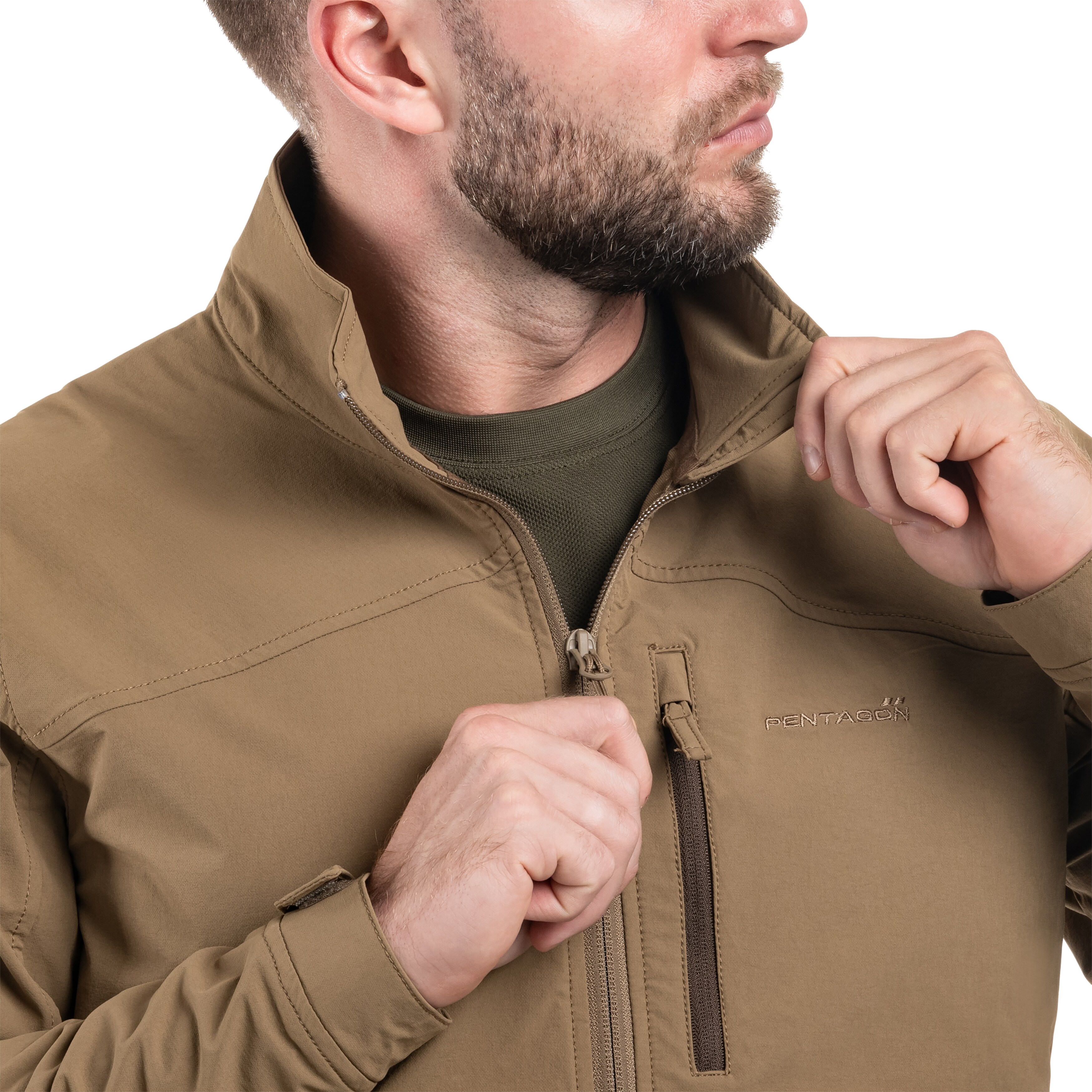 Bunda Pentagon Elite Light Softshell - Coyote