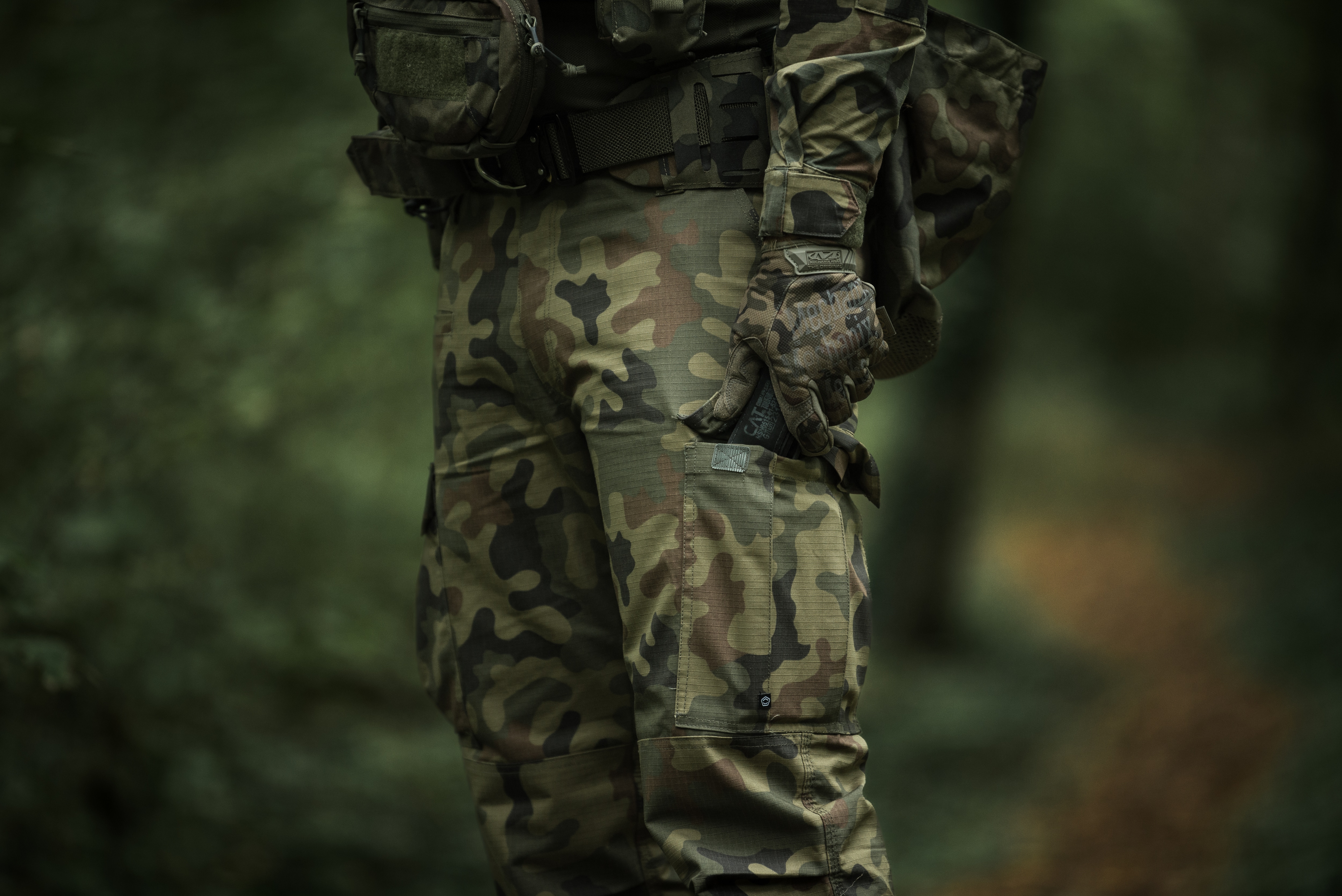 Taktické rukavice Mechanix Wear Original - wz.93 Pantera PL Woodland