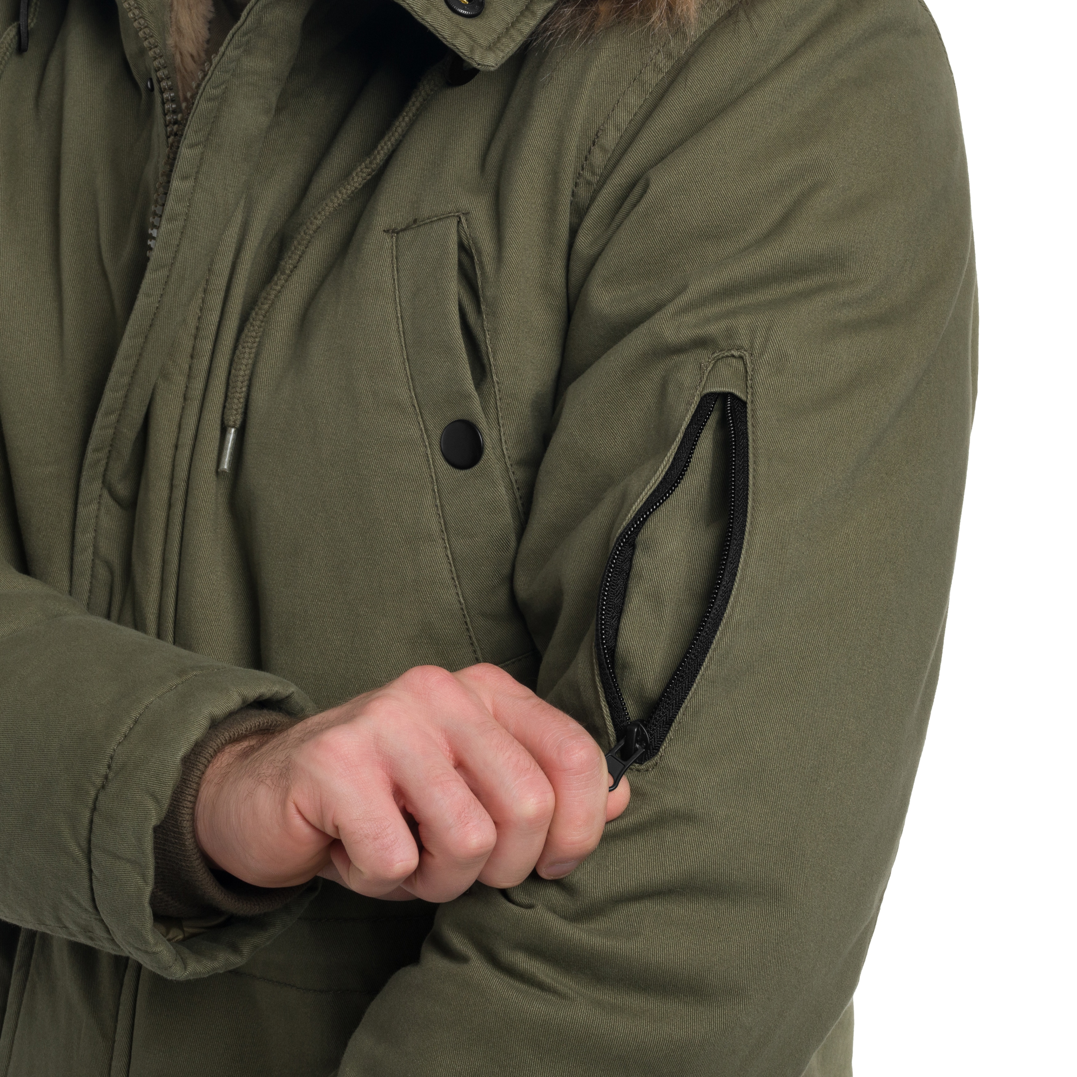 Bunda Military Wear Fish Tail Parka - Olive