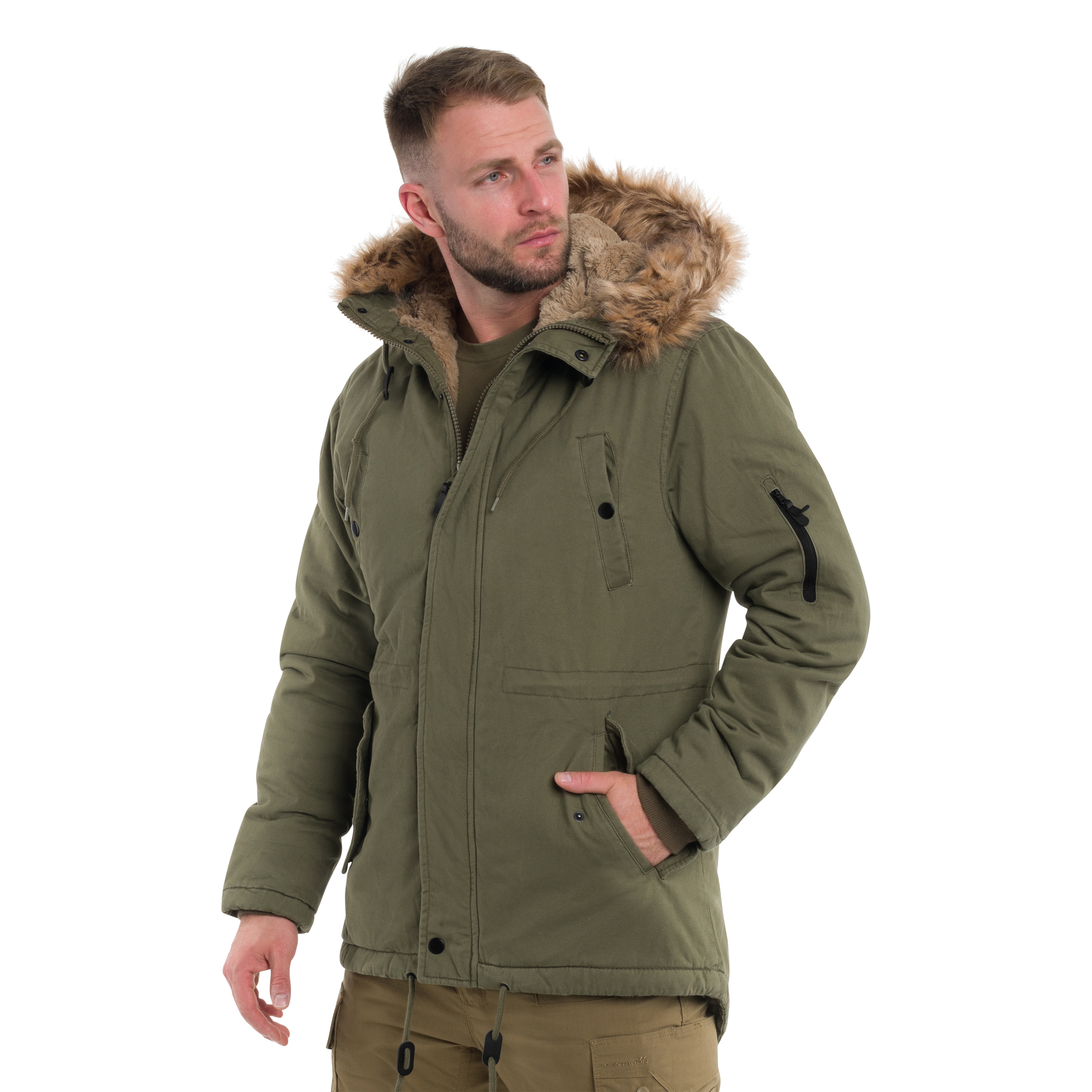 Bunda Military Wear Fish Tail Parka - Olive