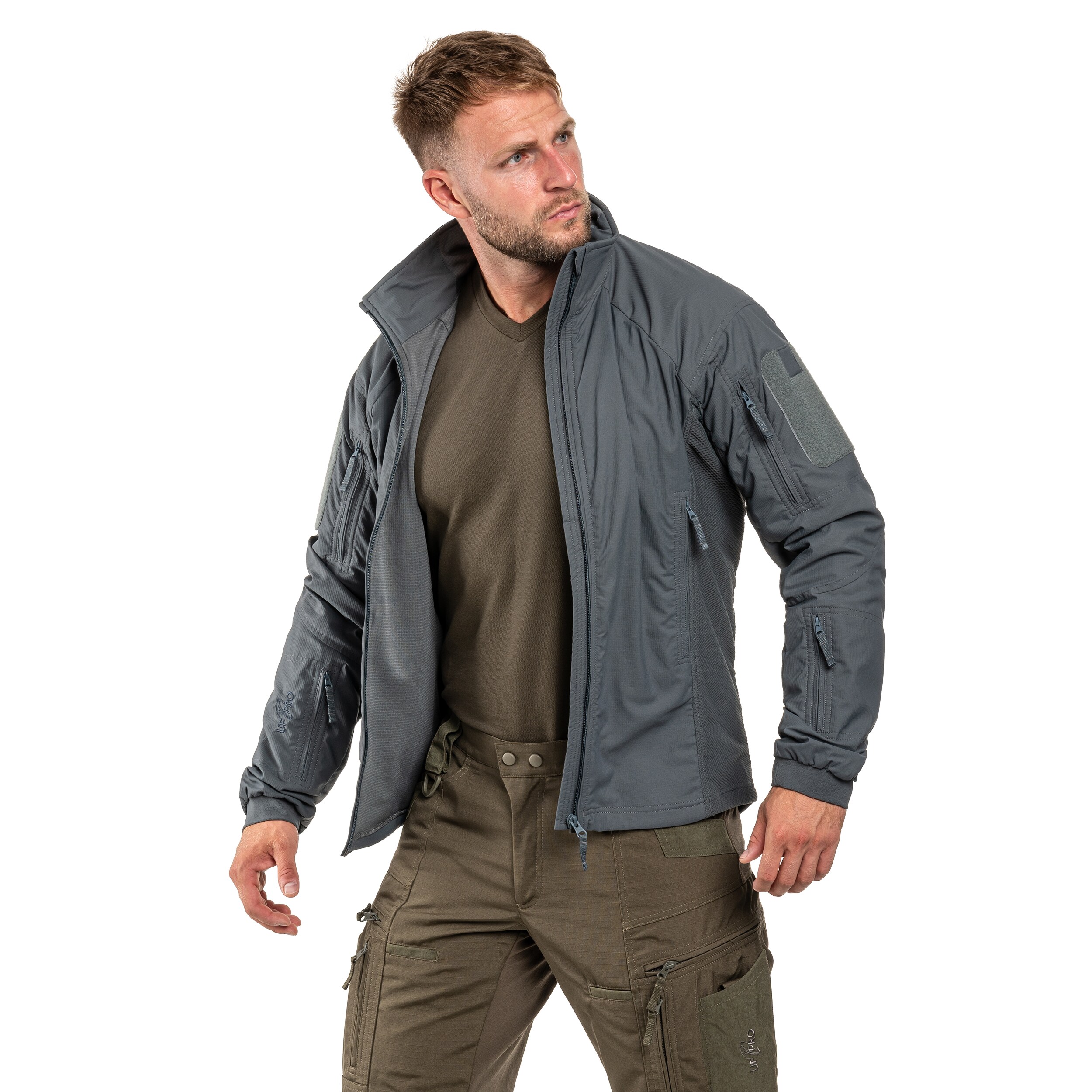Bunda UF PRO Hunter FZ Gen.2 Tactical Softshell - Steel Grey