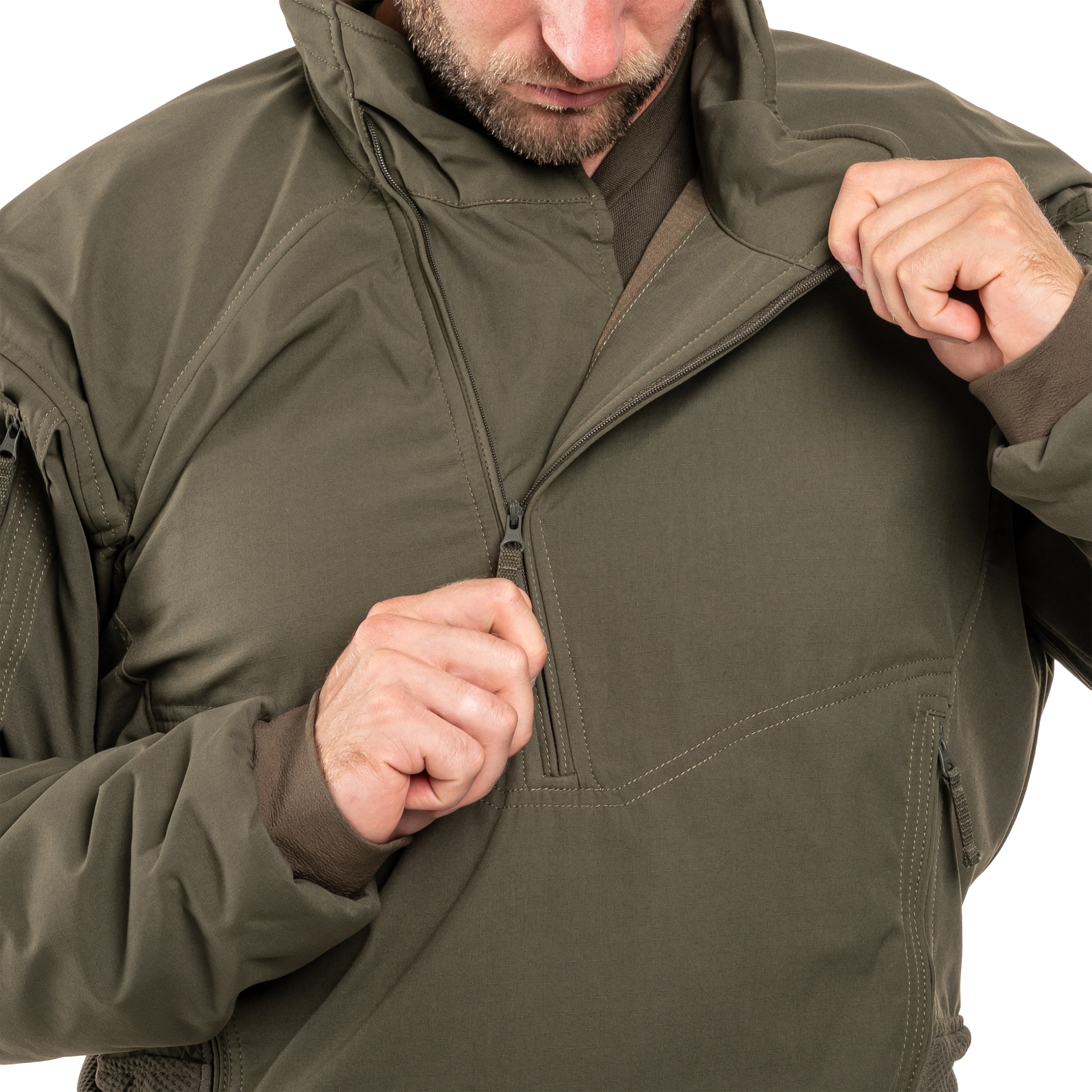 Mikina UF PRO AcE Gen.2 Winter Combat Shirt - Brown Grey