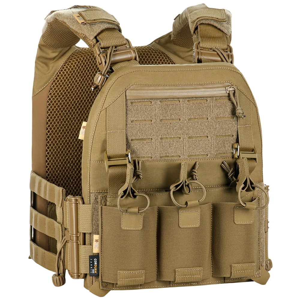 Taktická vesta typu Plate Carrier M-Tac Cuirass Fast Elite - Coyote