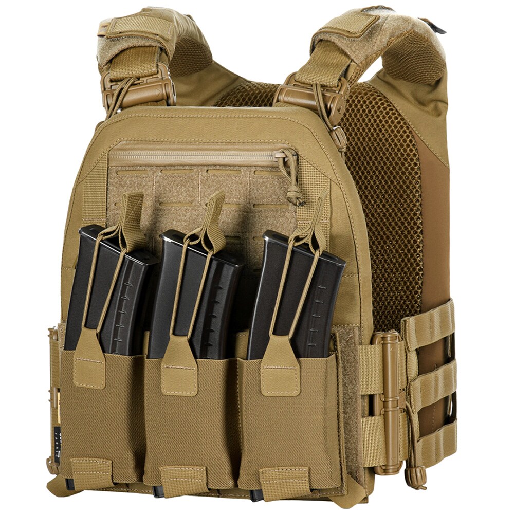 Taktická vesta typu Plate Carrier M-Tac Cuirass Fast Elite - Coyote
