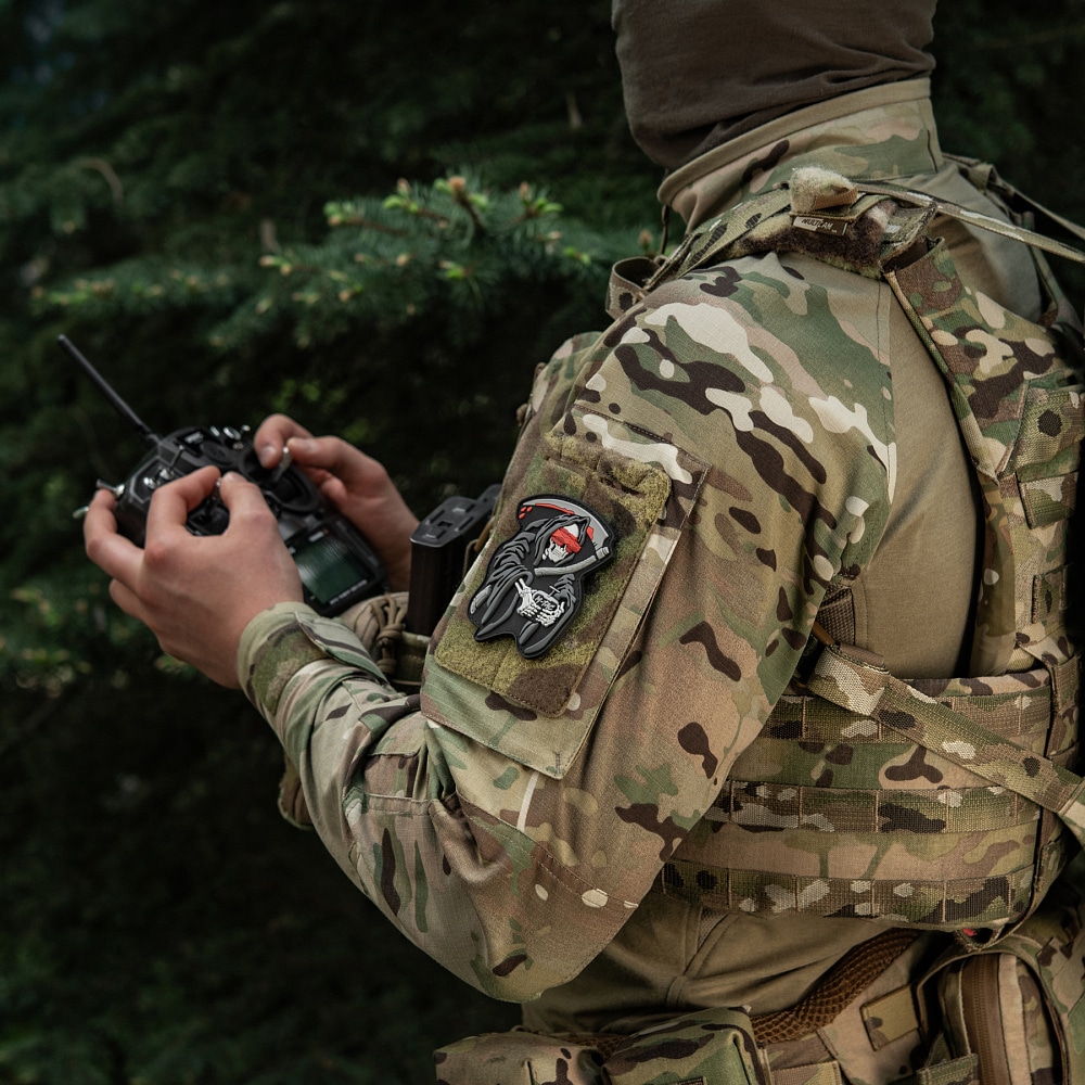 Nášivka M-Tac FPV Operator PVC - Black/Grey