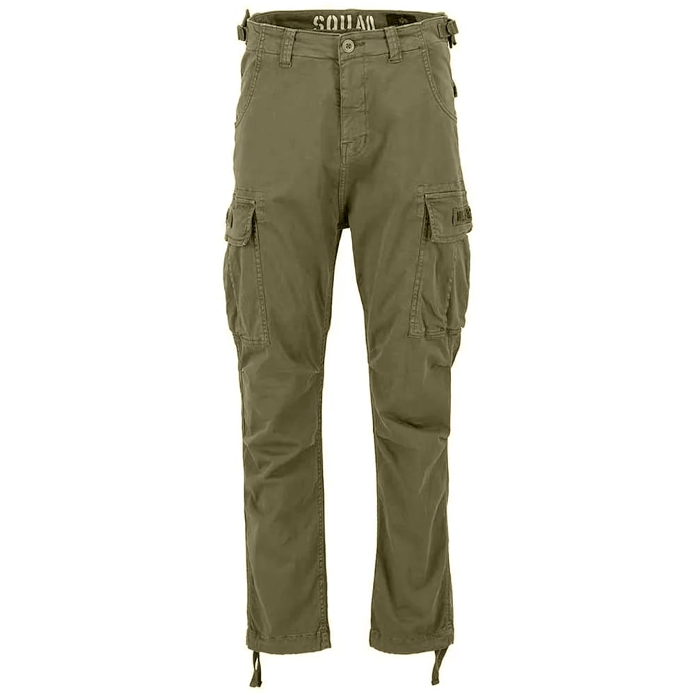 Kalhoty Alpha Industries Squad Pant – Dark Olive